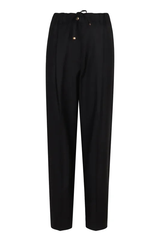 Tailored Wool Gabardine Trousers sold by Lord & Taylor