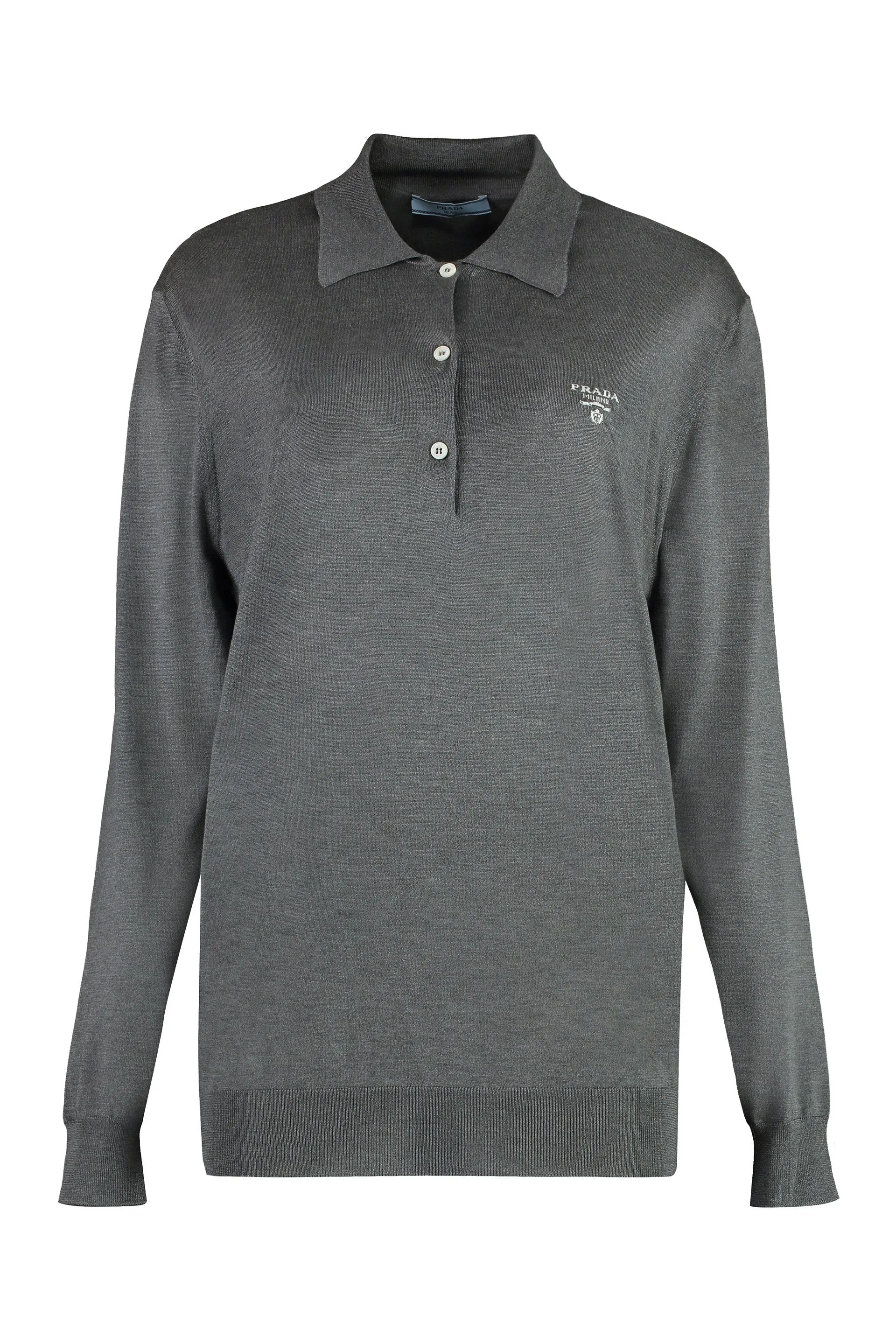 Polo Shirt Long Sleeve Grey sold by Lord & Taylor