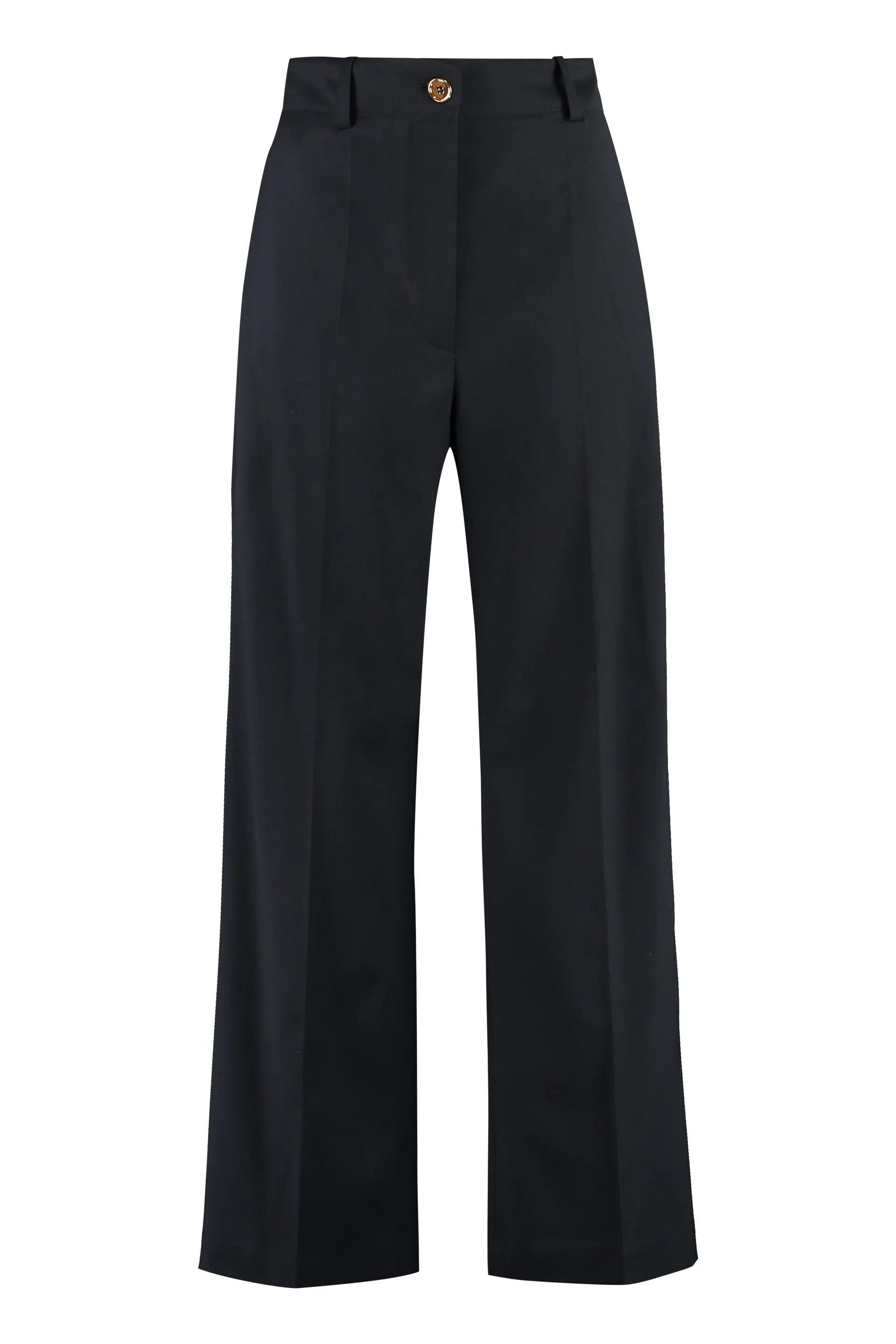 Virgin Wool Wide-Leg Trousers sold by Lord & Taylor