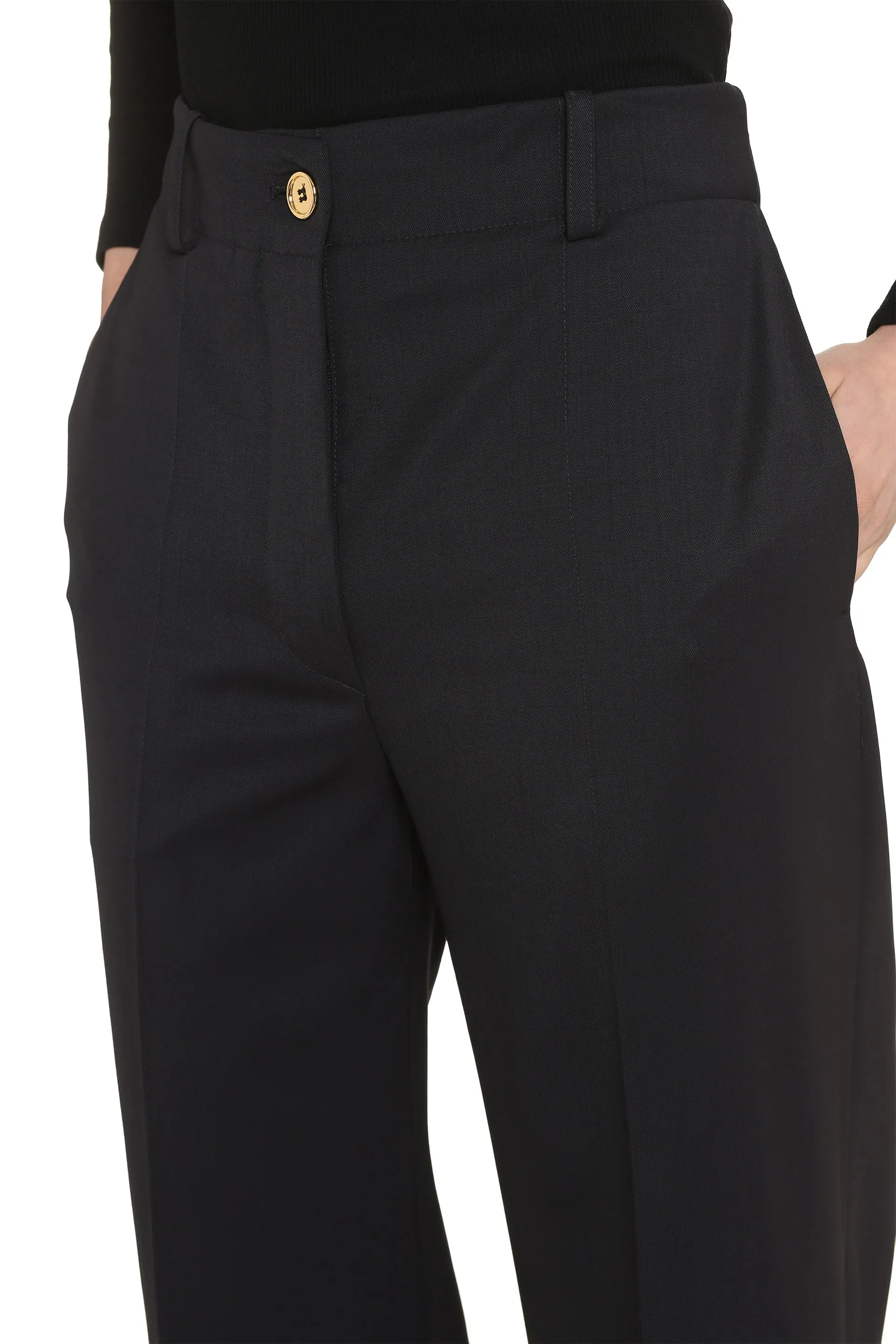Virgin Wool Wide-Leg Trousers sold by Lord & Taylor product image thumbnail 5