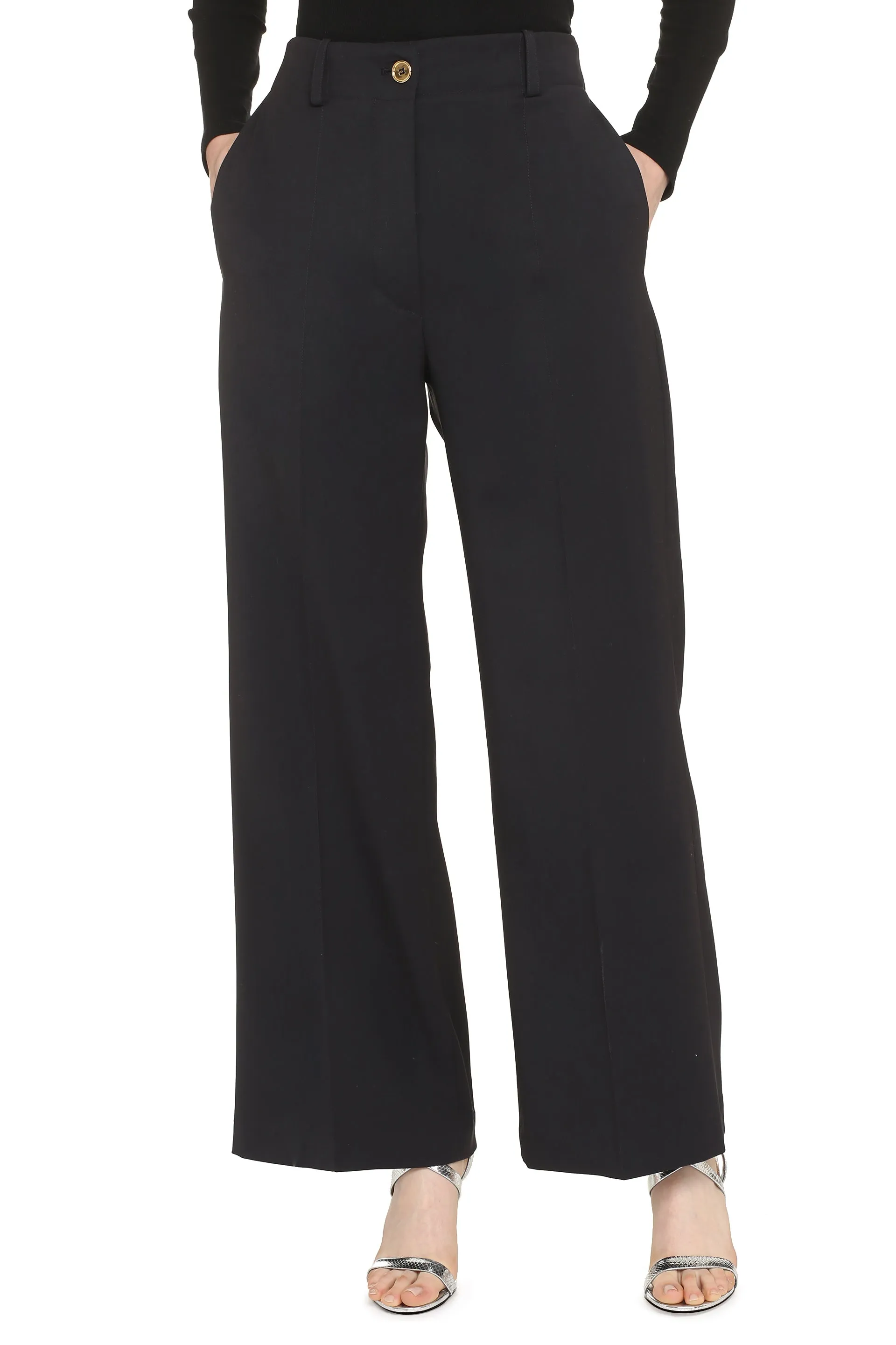 Virgin Wool Wide-Leg Trousers sold by Lord & Taylor product image thumbnail 3