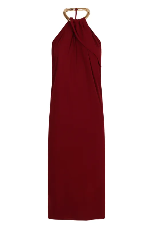 Red Crepe Dress sold by Lord & Taylor