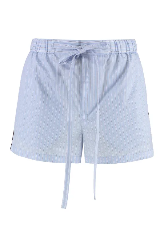 Light Blue Cotton Shorts sold by Lord & Taylor