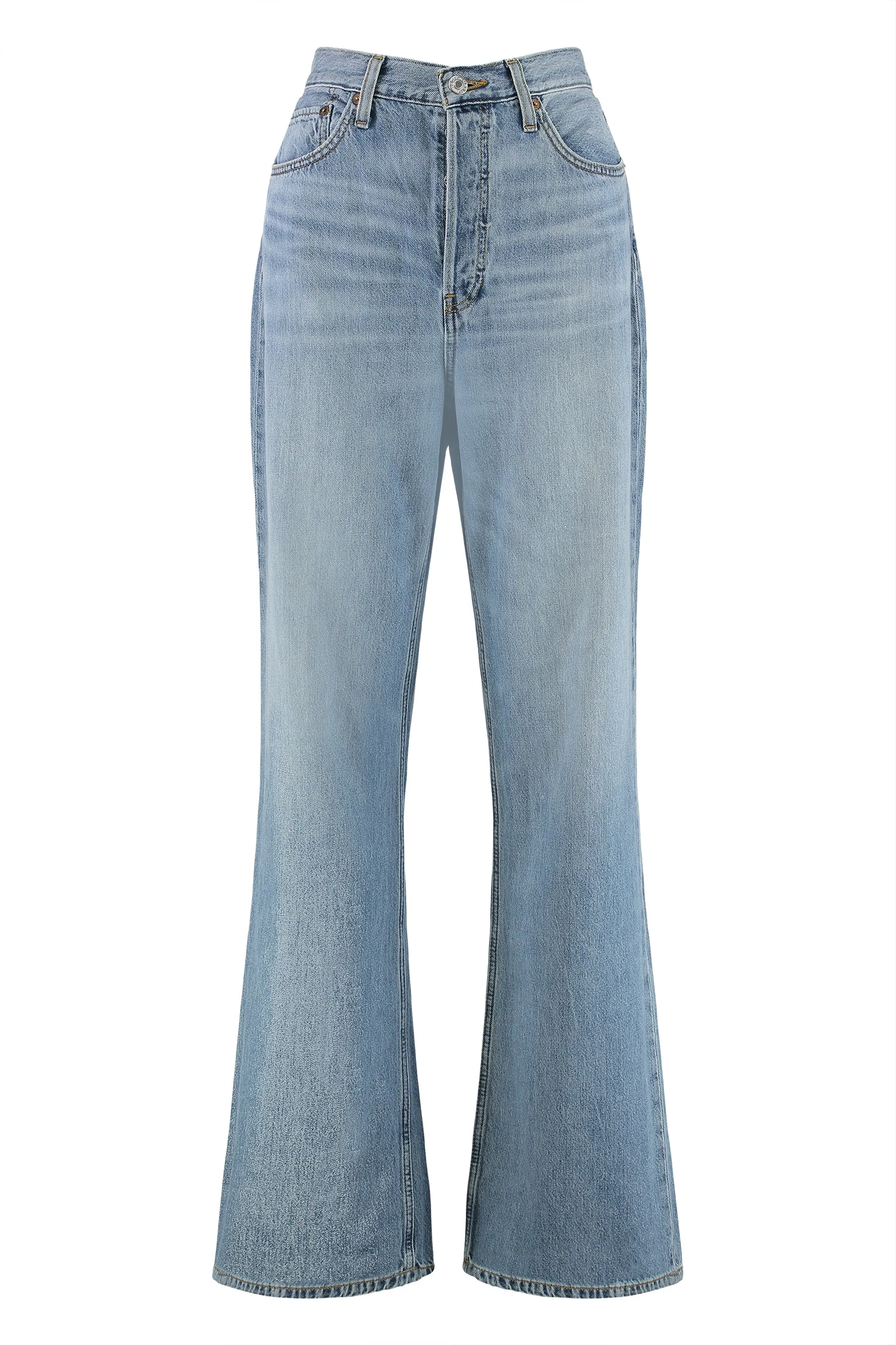 Wide-Leg Denim Jeans sold by Lord & Taylor