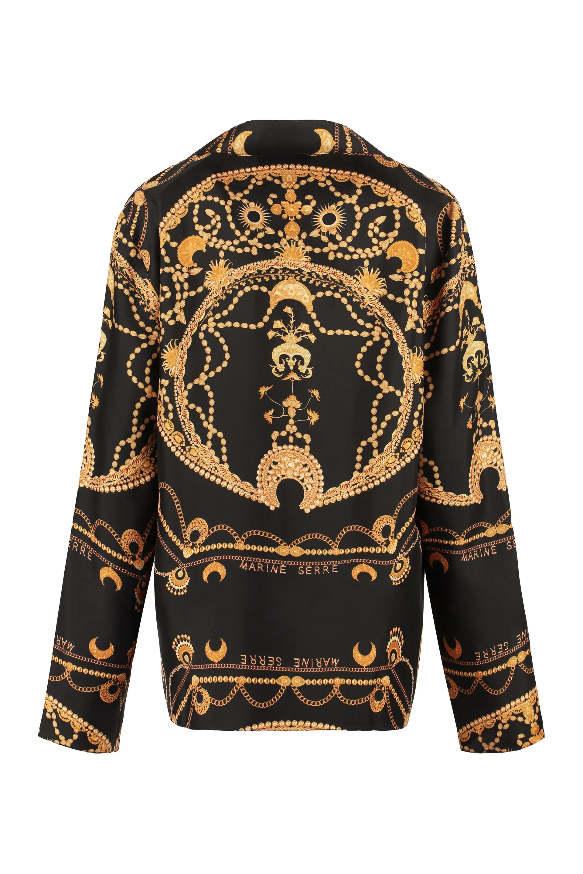 Printed Silk Shirt sold by Lord & Taylor product image thumbnail 2