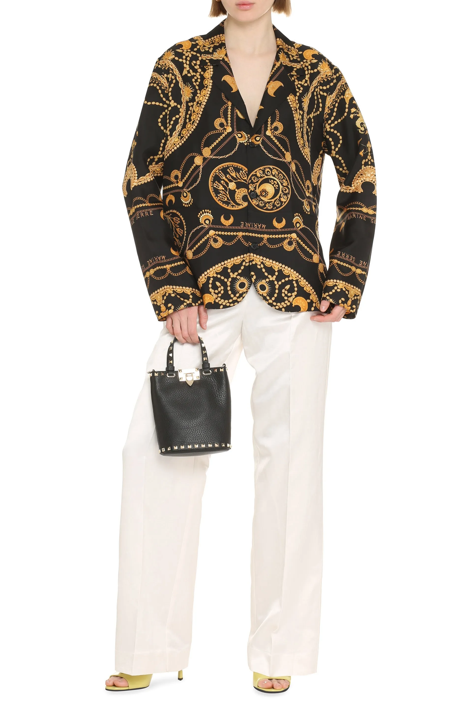 Printed Silk Shirt sold by Lord & Taylor product image thumbnail 3