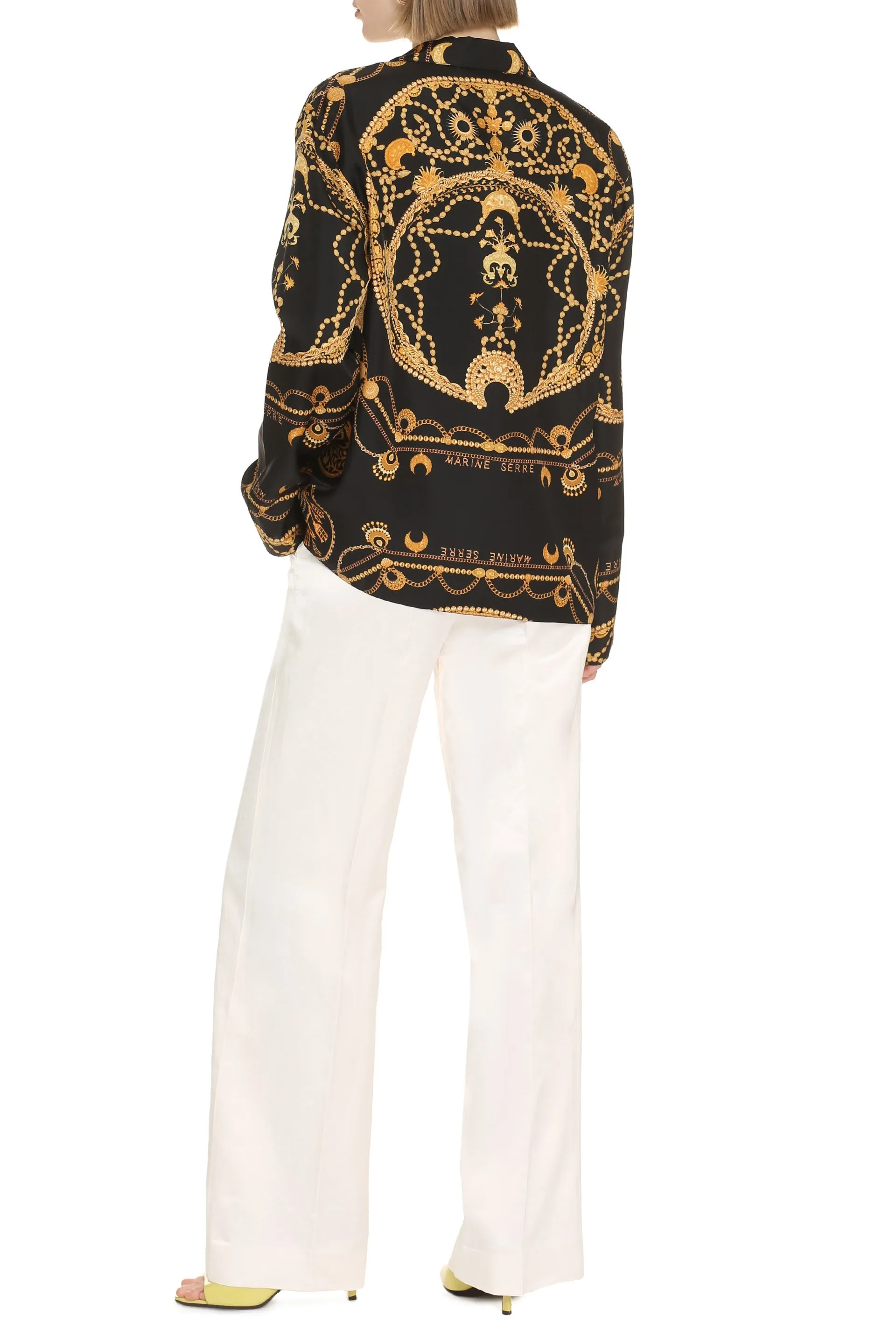 Printed Silk Shirt sold by Lord & Taylor product image thumbnail 4