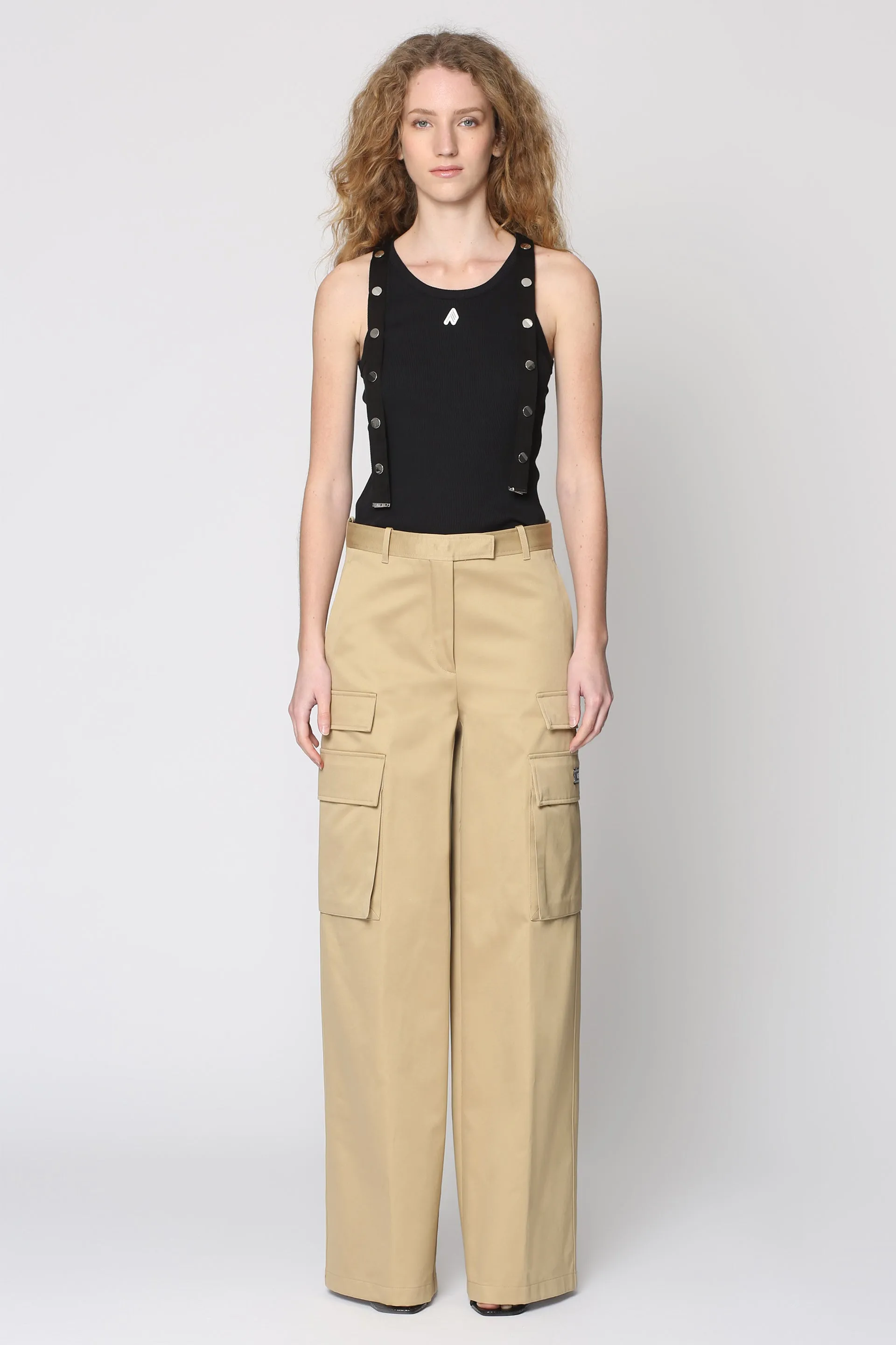 Logo Cotton Tank Top sold by Lord & Taylor product image thumbnail 3