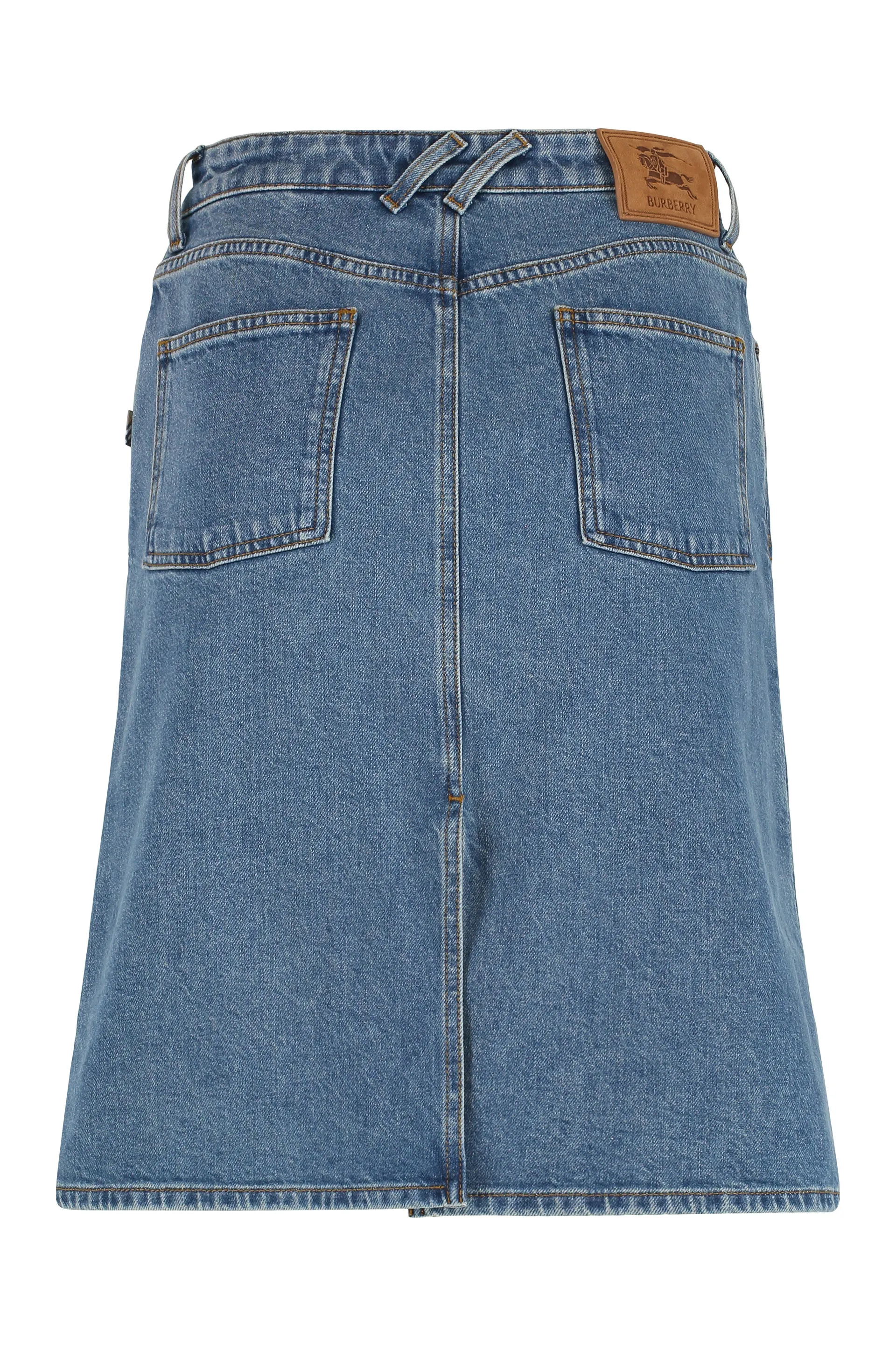 Denim Slit Skirt sold by Lord & Taylor product image thumbnail 2