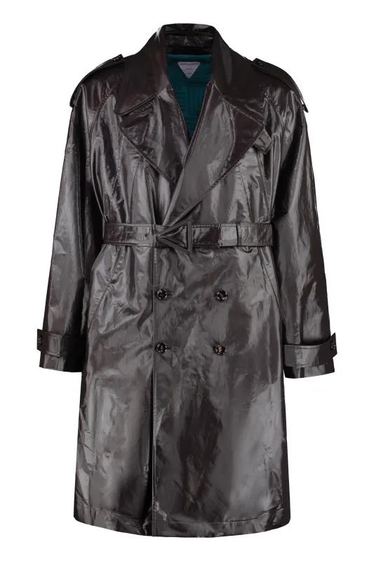 Double-Breasted Trench Coat made by Bottega Veneta