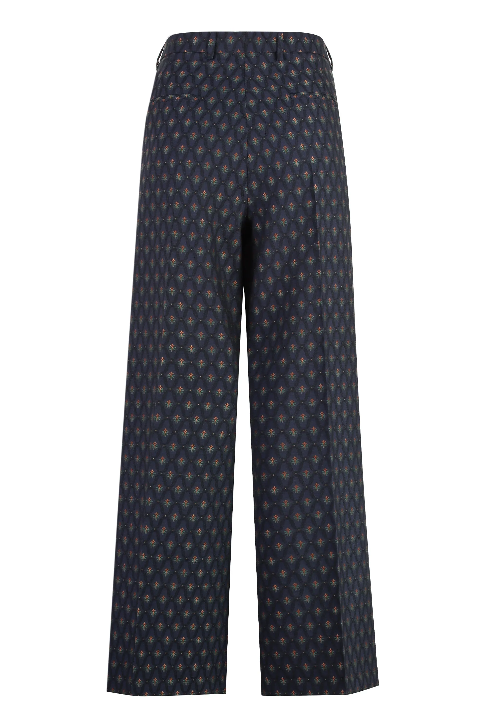 Jacquard Wide-Leg Trousers sold by Lord & Taylor product image thumbnail 2