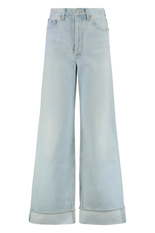 Wide-Leg Denim Jeans sold by Lord & Taylor