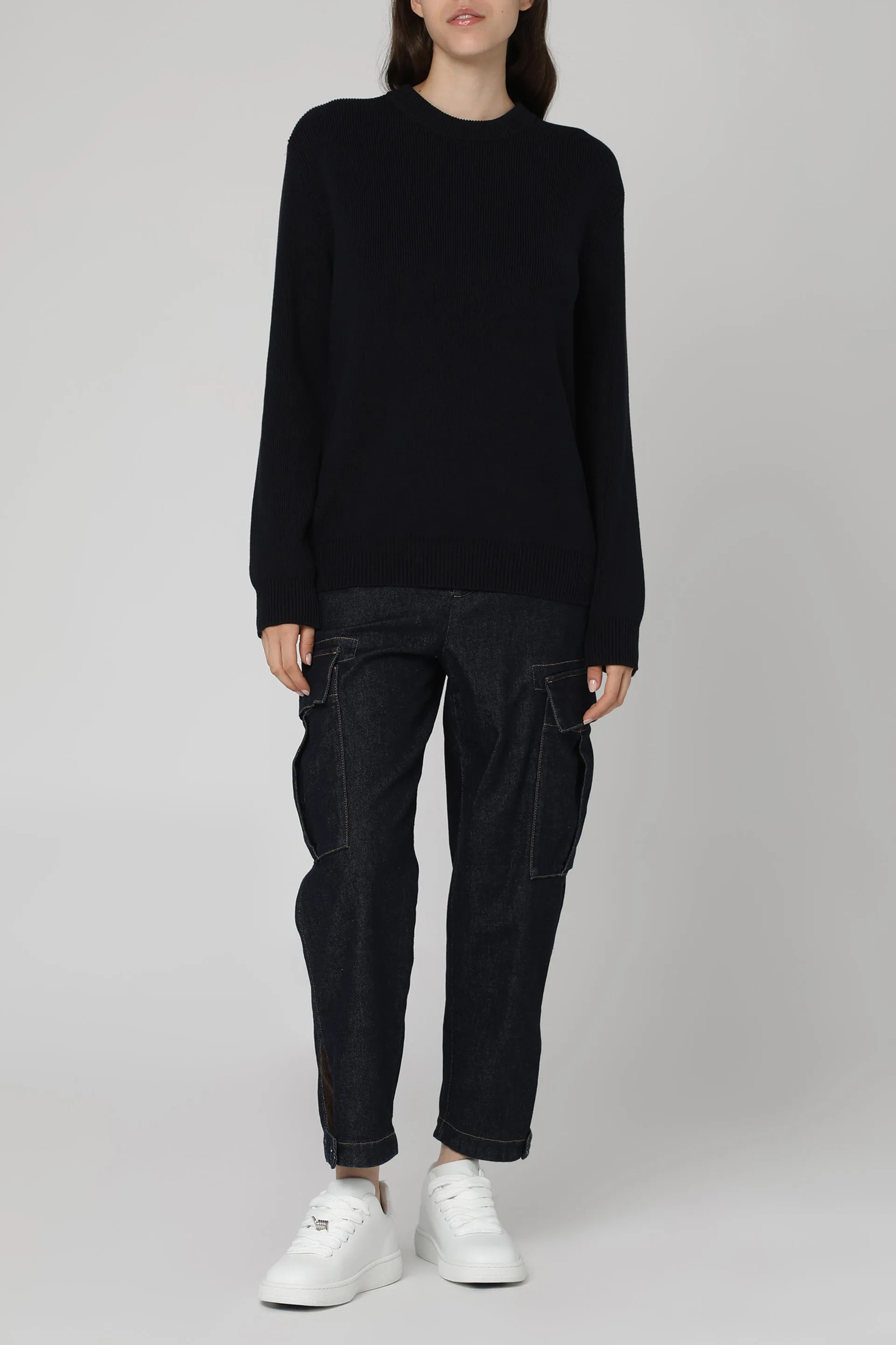 Dany Cotton Crew-Neck Sweater sold by Lord & Taylor product image thumbnail 2