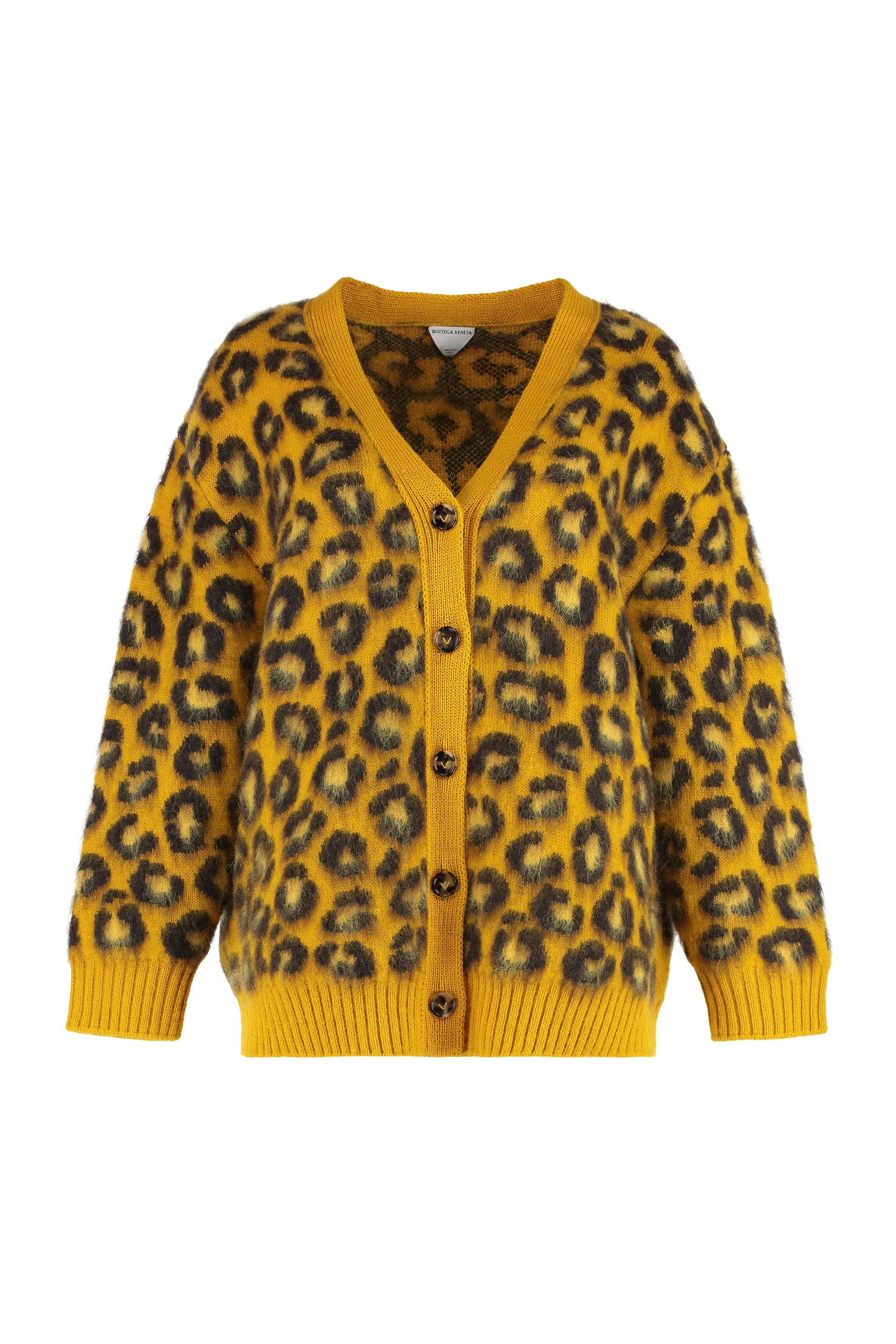 Leopard Print Wool-Mohair Cardigan sold by Lord & Taylor
