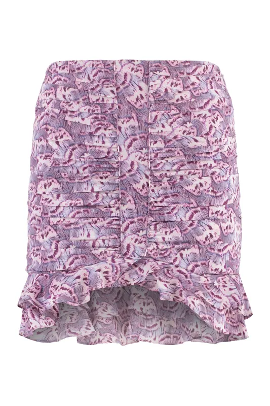 Milendi Printed Silk Skirt made by Isabel Marant