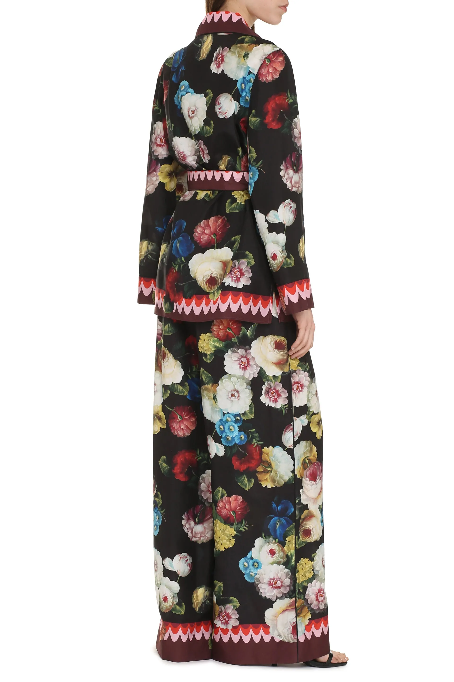 Printed Silk Pajama Blouse sold by Lord & Taylor product image thumbnail 4