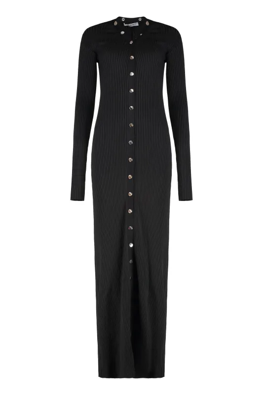 Long Knitted Cardigan made by The Attico