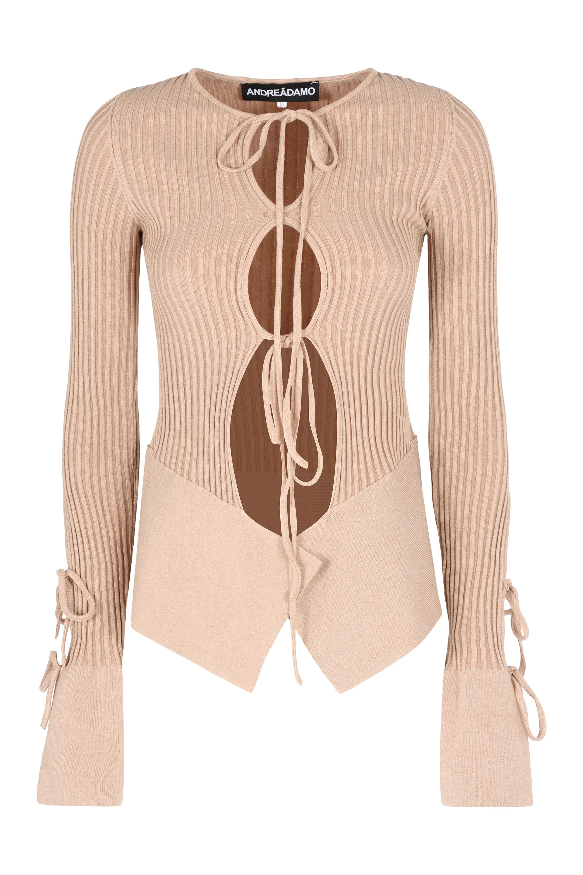 Long-Sleeve Ribbed Crop Top sold by Lord & Taylor