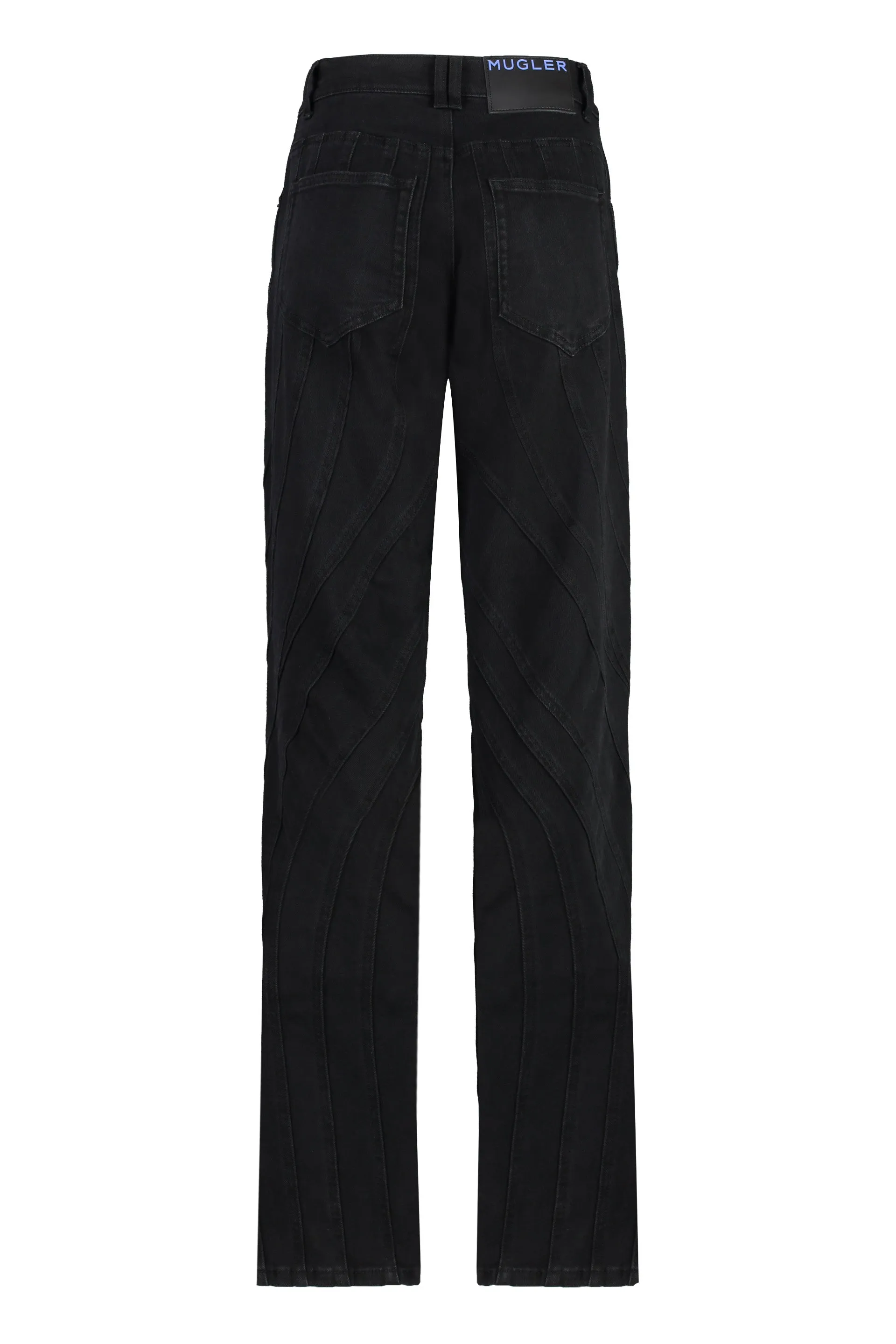Black 5-Pocket Straight-Leg Jeans sold by Lord & Taylor product image thumbnail 2
