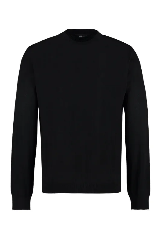 Silk and Cotton Blend Sweater made by Versace