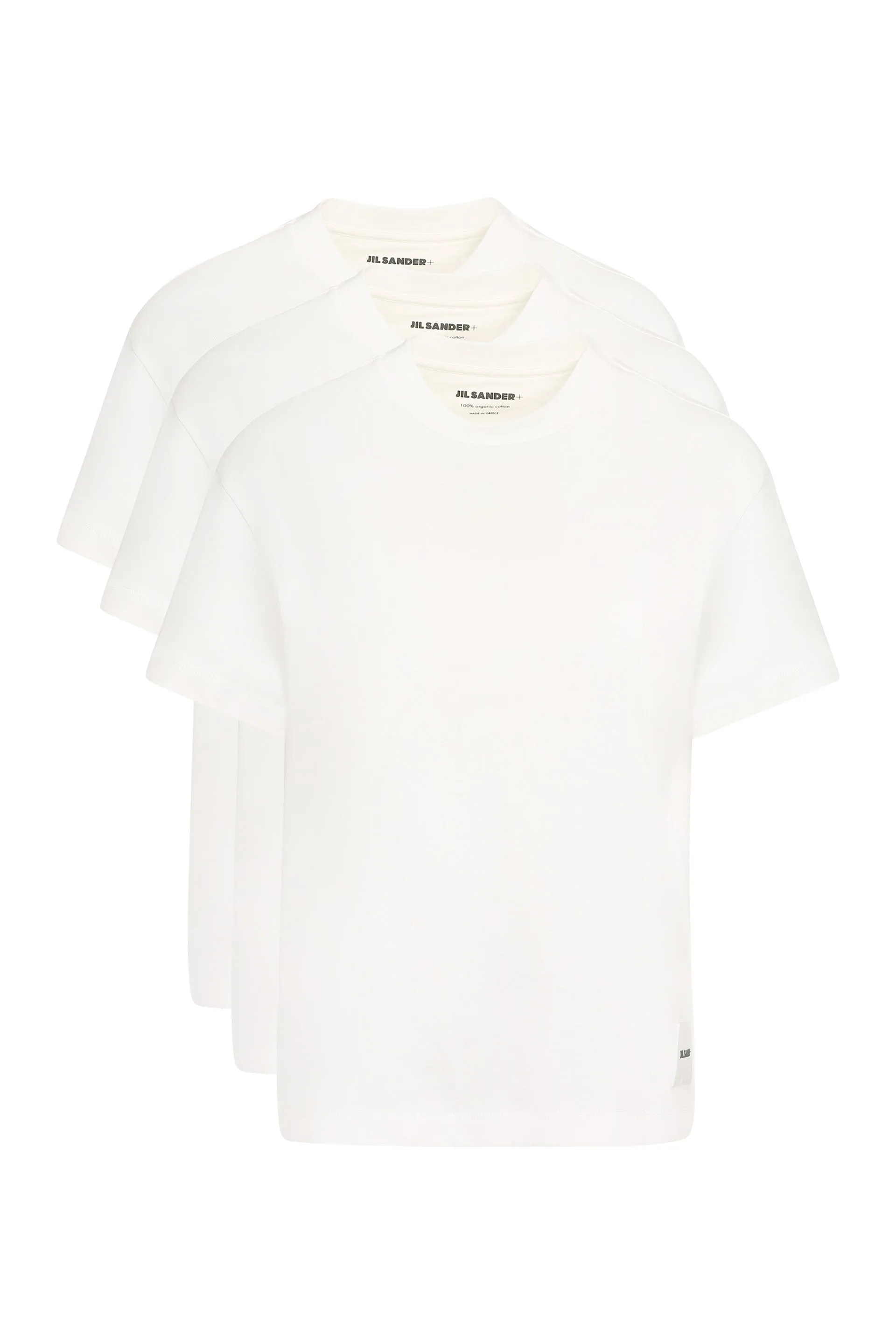 Set of Three White Cotton T-Shirts sold by Lord & Taylor