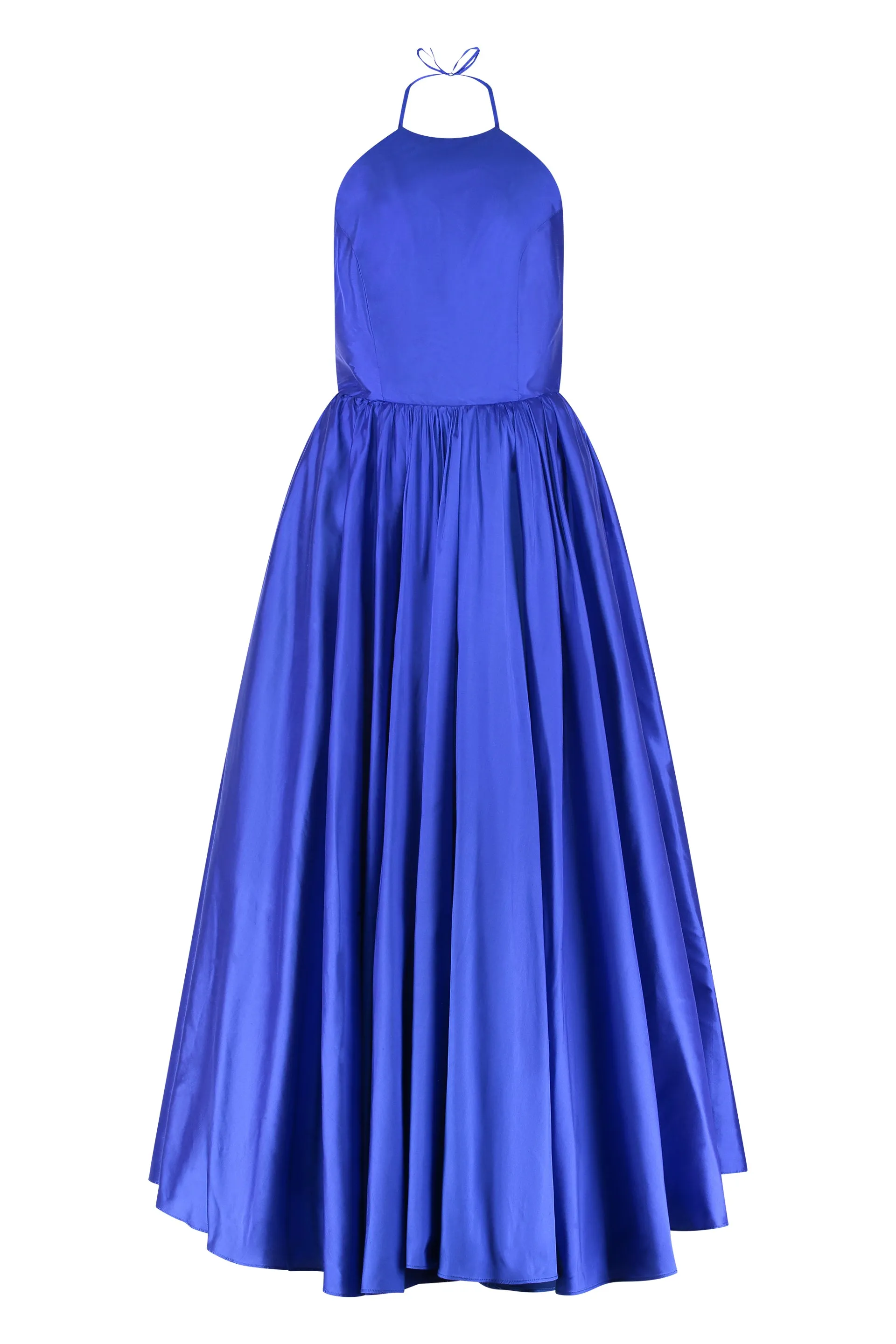 Blue Open-Back Silk Gown sold by Lord & Taylor
