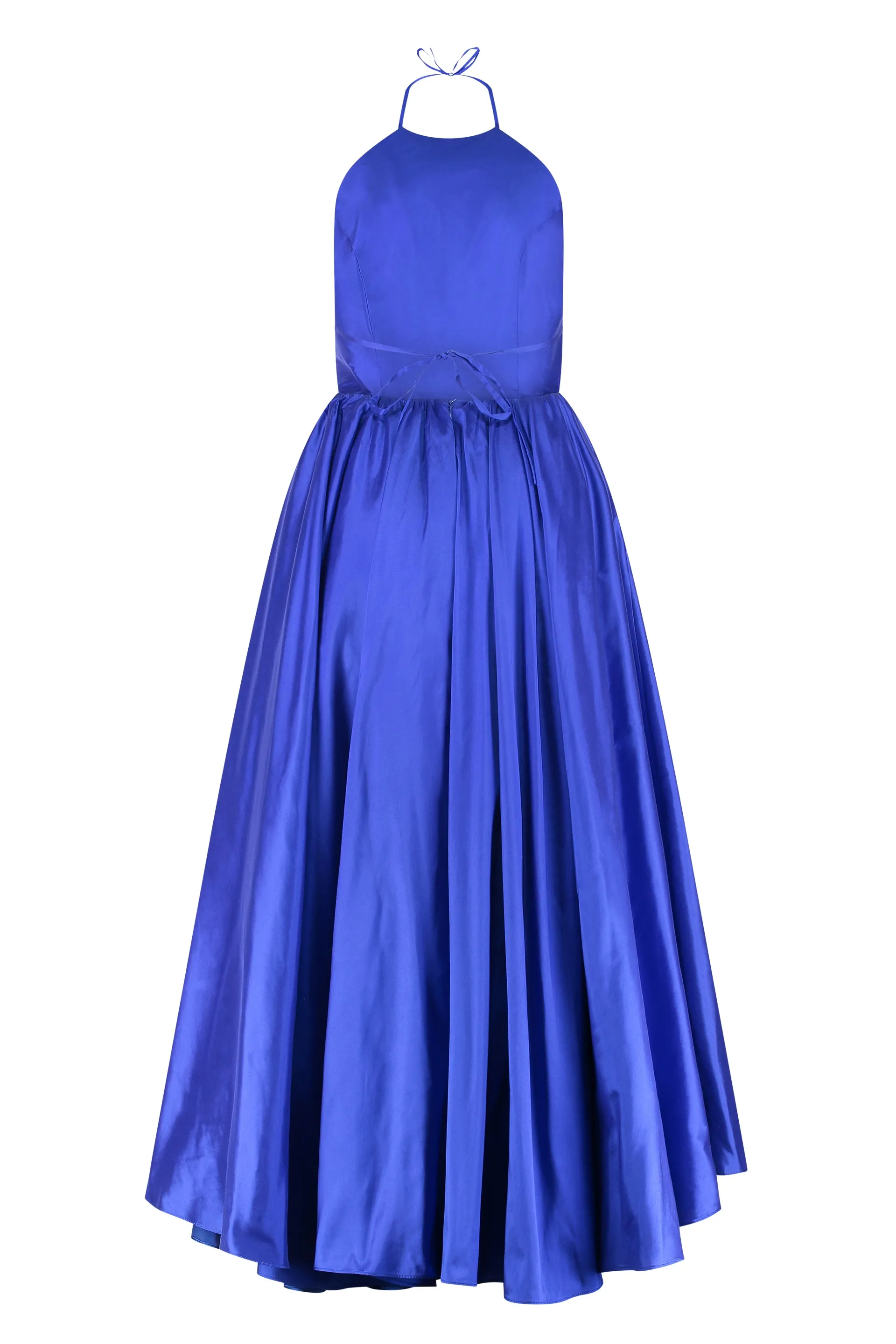 Blue Open-Back Silk Gown sold by Lord & Taylor product image thumbnail 2