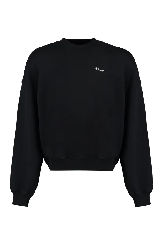 Cotton Crew-Neck Sweatshirt with Back Print sold by Lord & Taylor