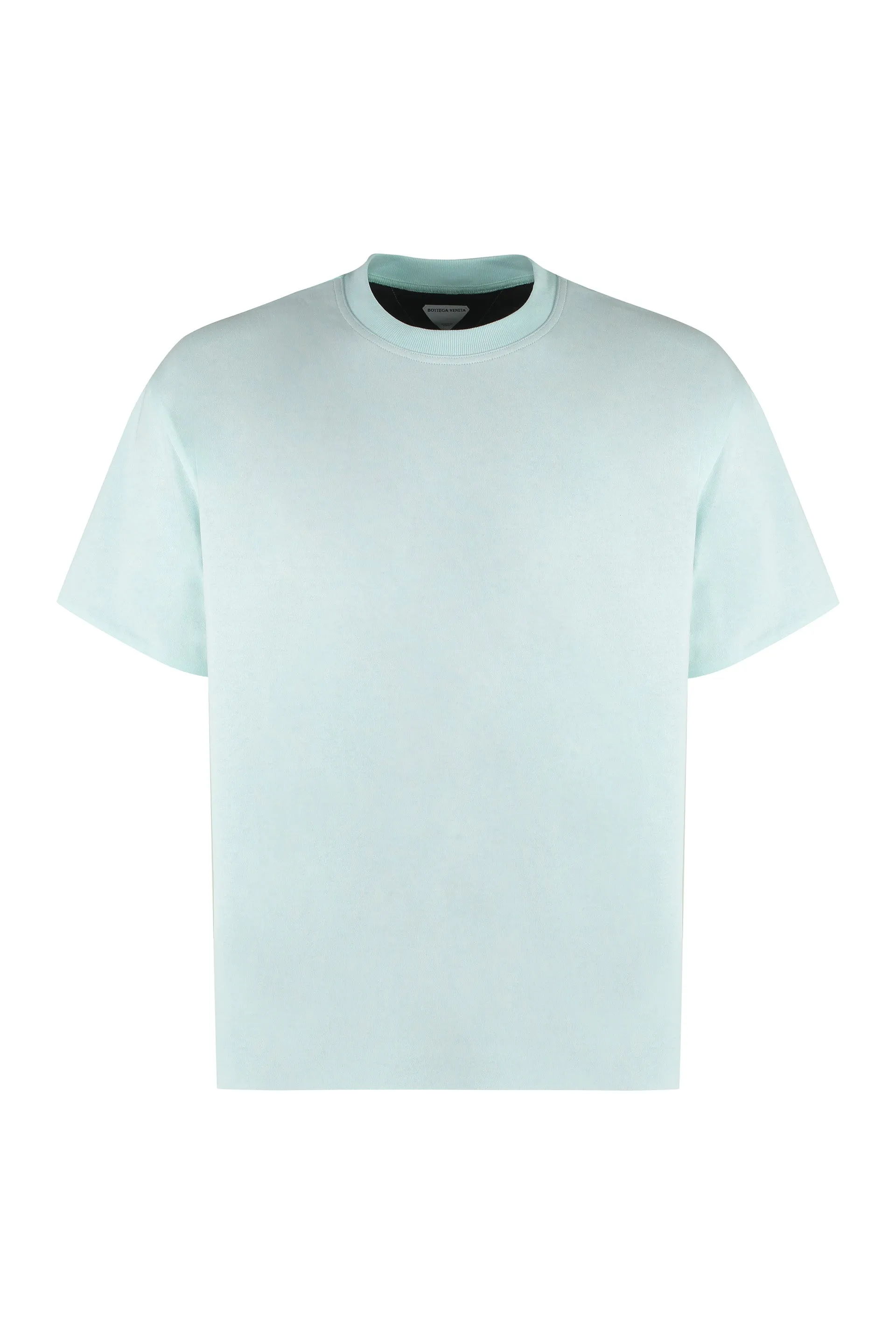 Light Blue Cotton Crew-Neck T-Shirt sold by Lord & Taylor