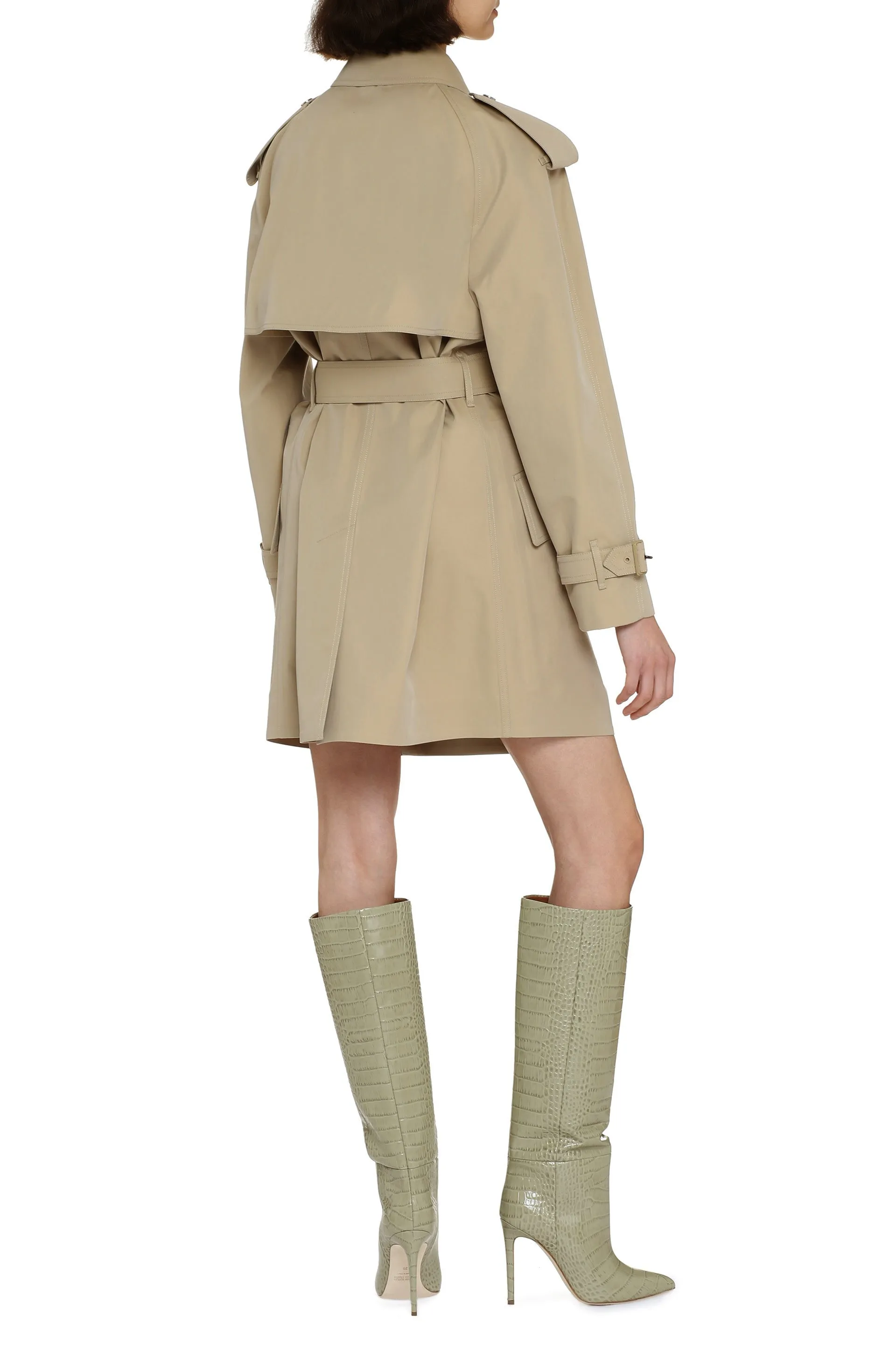 Beige Gabardine Trench Coat sold by Lord & Taylor product image thumbnail 4