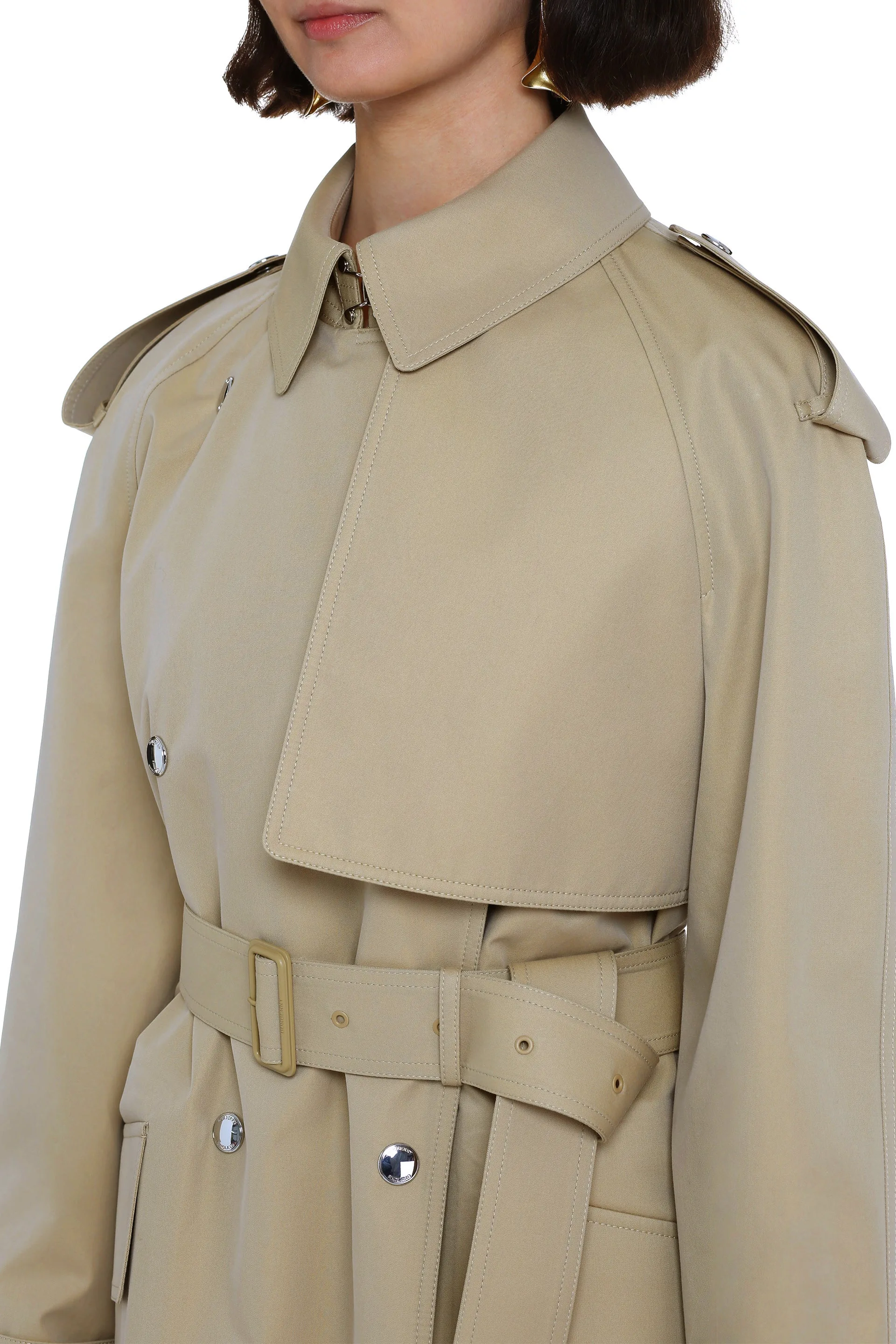 Beige Gabardine Trench Coat sold by Lord & Taylor product image thumbnail 5