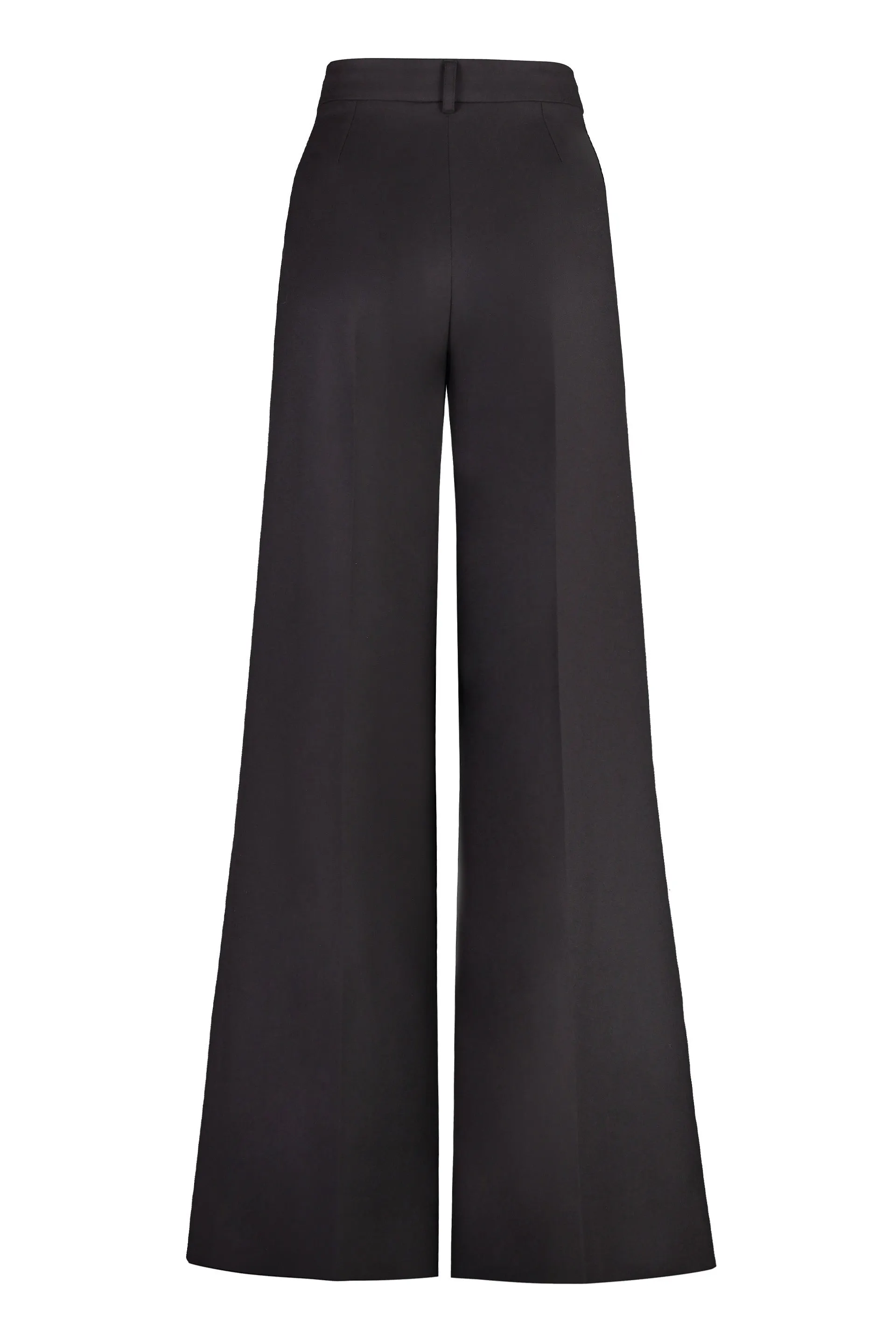 Brown Wool Wide-Leg Trousers sold by Lord & Taylor product image thumbnail 2