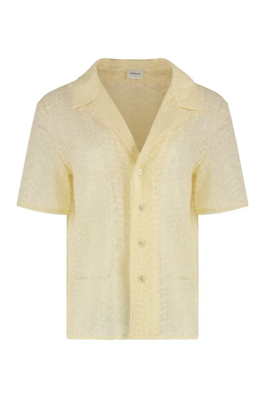 Muslin Pajama Set with Lace Trim sold by Lord & Taylor