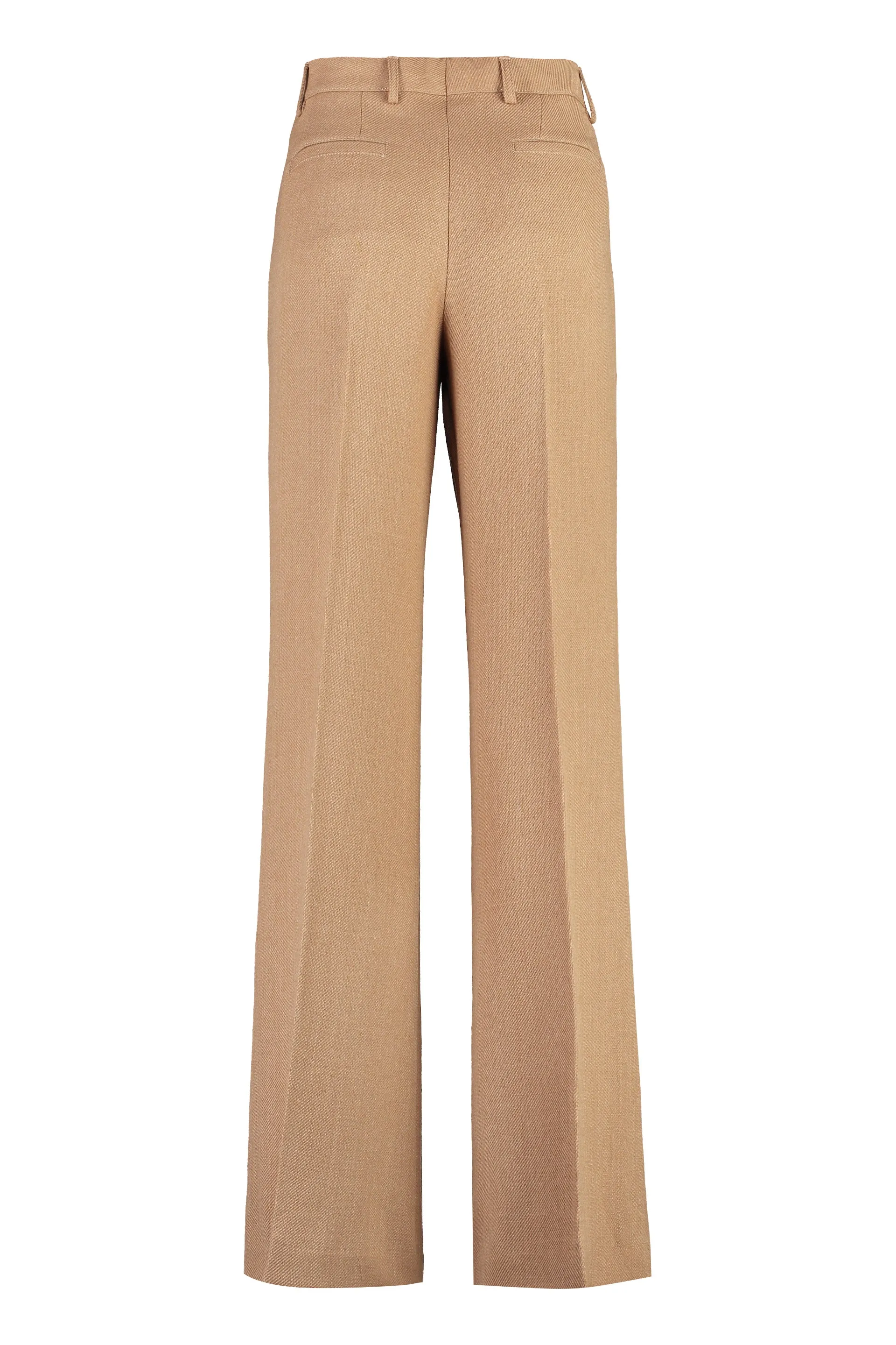 Beige Flared Trousers sold by Lord & Taylor product image thumbnail 2