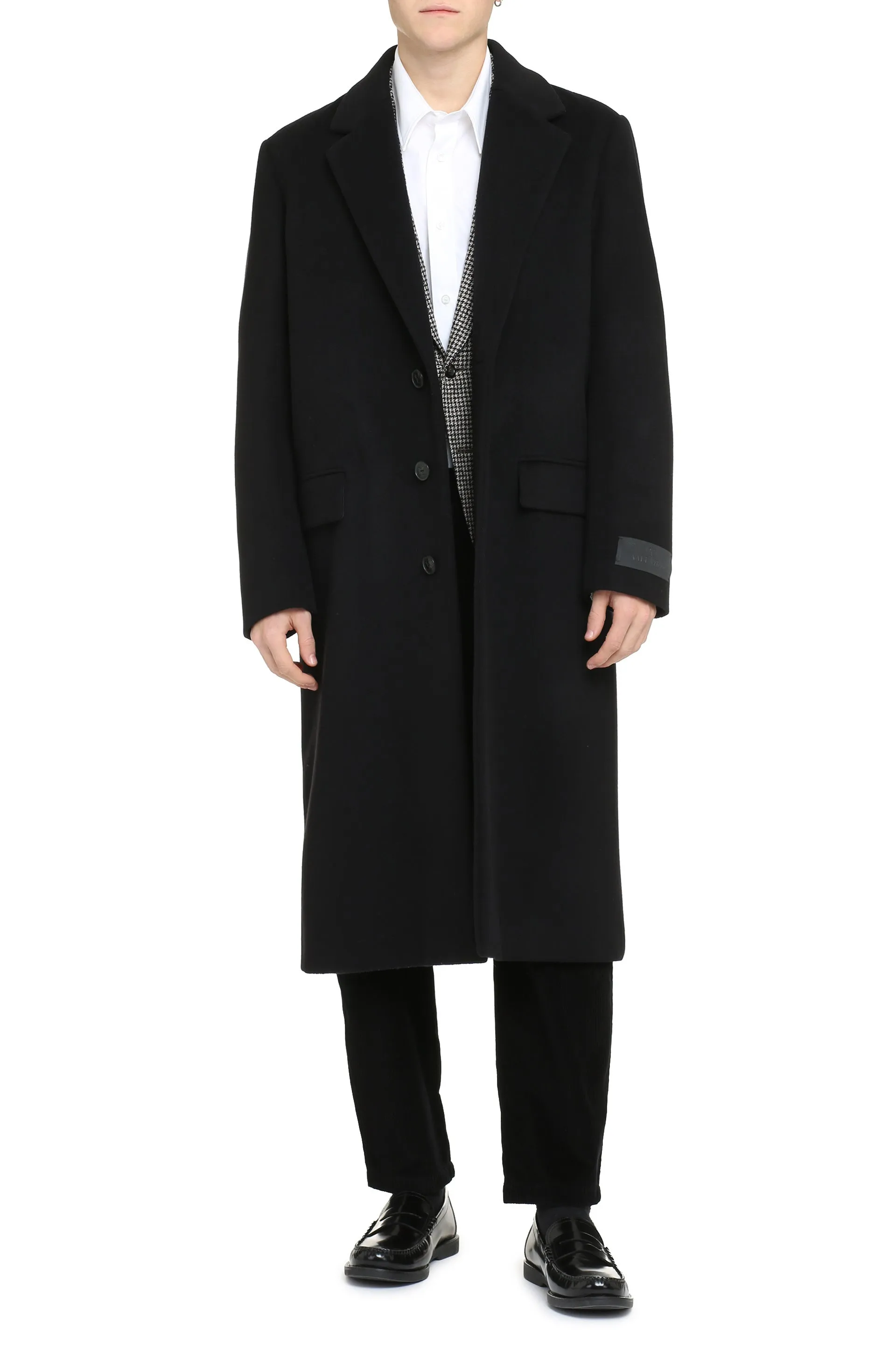 Single-Breasted Wool-Blend Coat sold by Lord & Taylor product image thumbnail 3