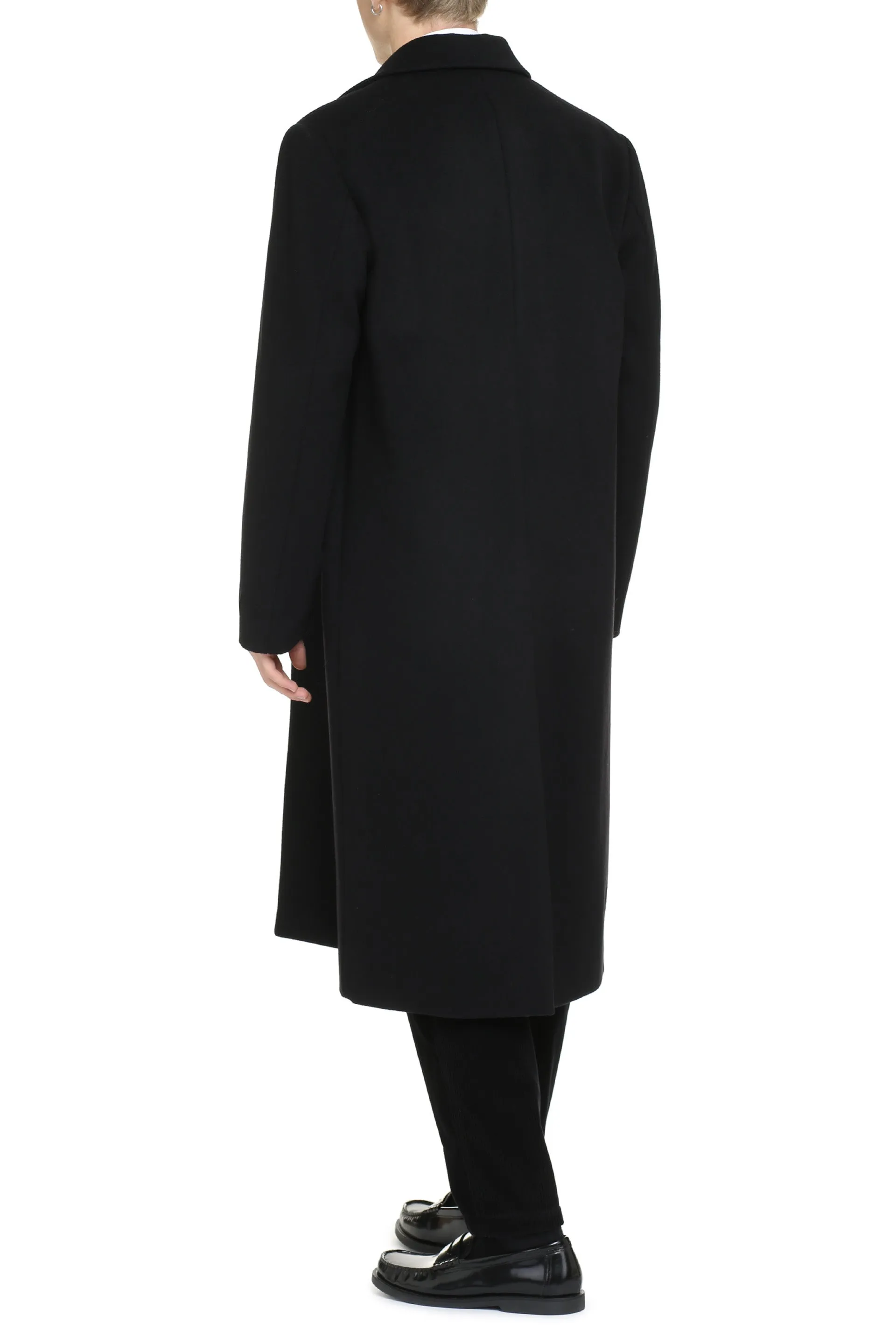 Single-Breasted Wool-Blend Coat sold by Lord & Taylor product image thumbnail 4