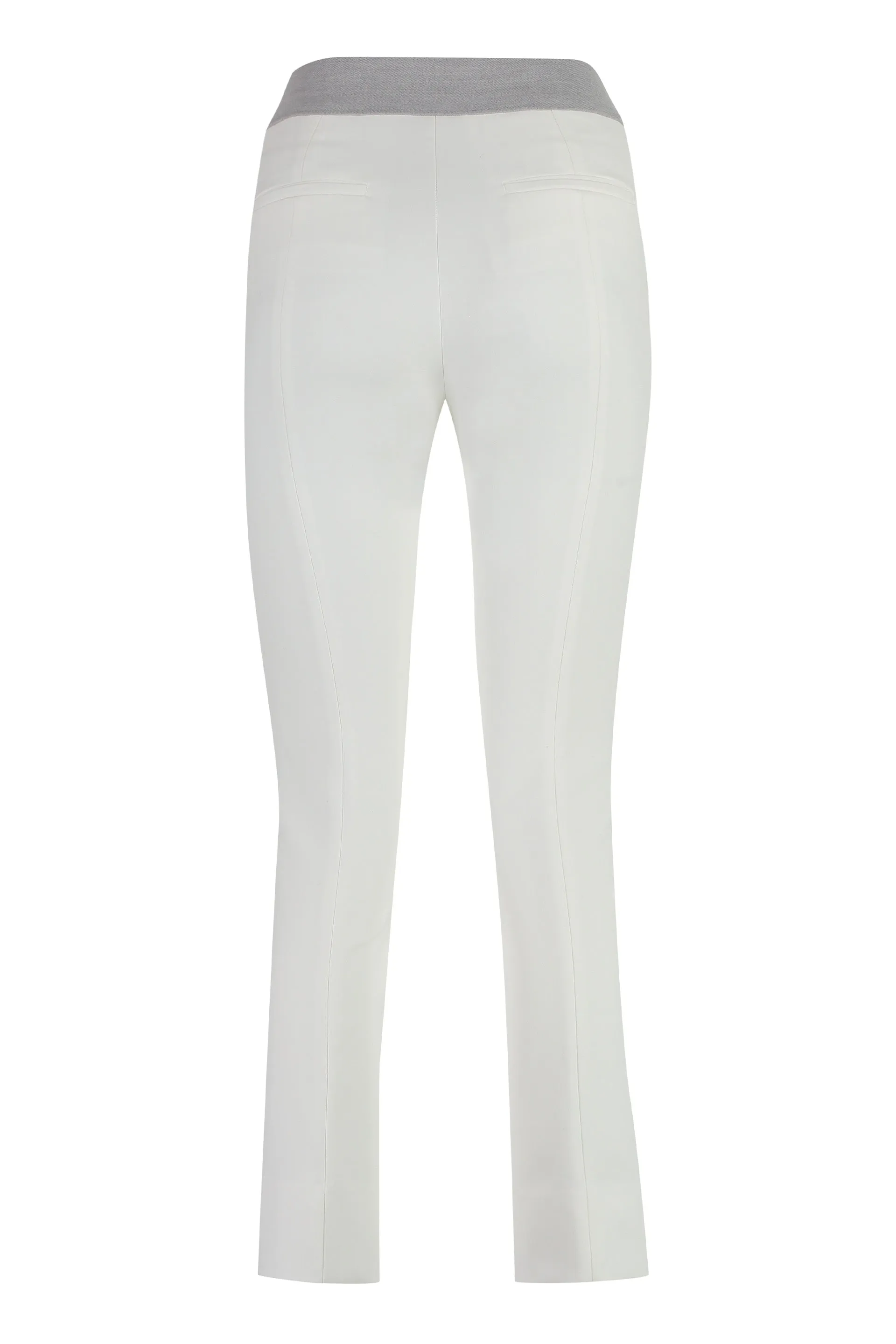 White Cropped Trousers sold by Lord & Taylor product image thumbnail 2