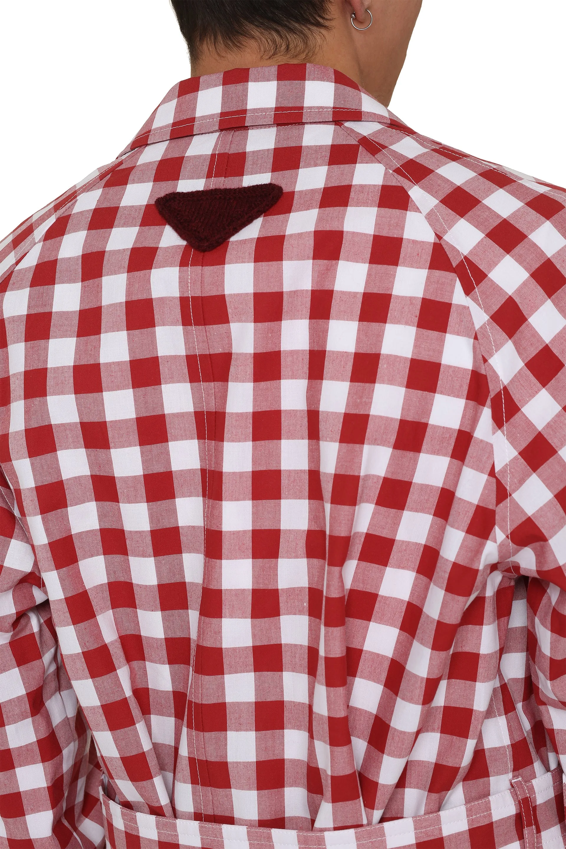 Vichy Check Cotton Coat sold by Lord & Taylor product image thumbnail 5