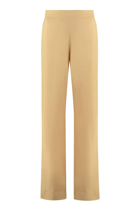Satin Wide-Leg Trousers sold by Lord & Taylor