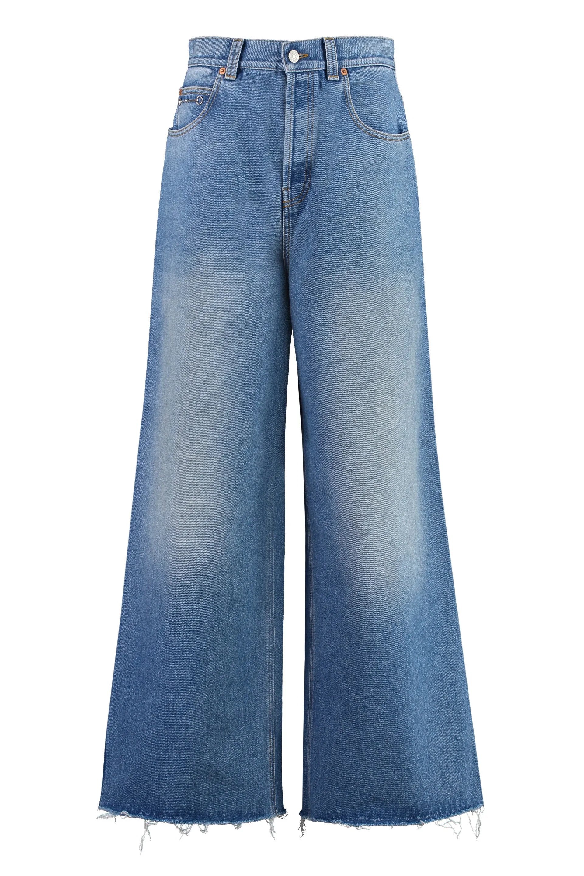 High-Waist Wide-Leg Jeans sold by Lord & Taylor