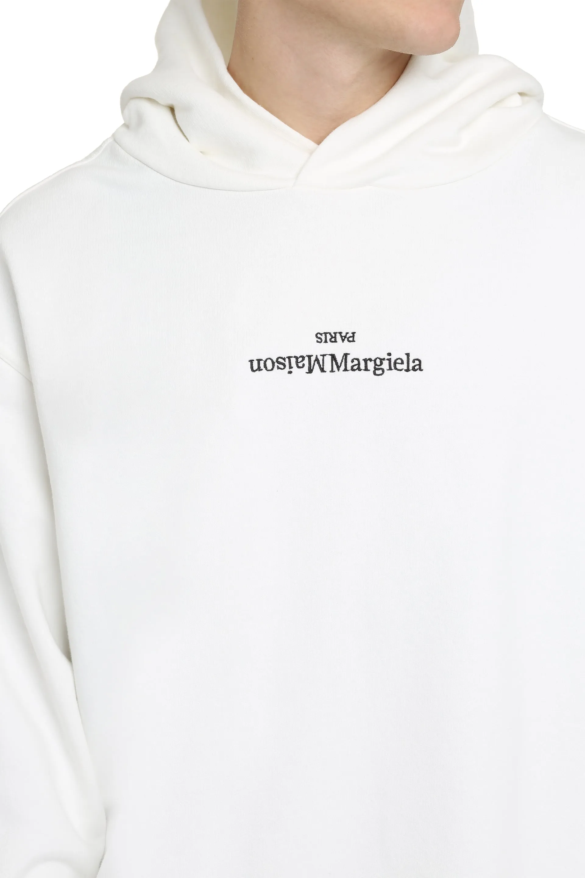 Ivory Cotton Hooded Sweatshirt sold by Lord & Taylor product image thumbnail 5