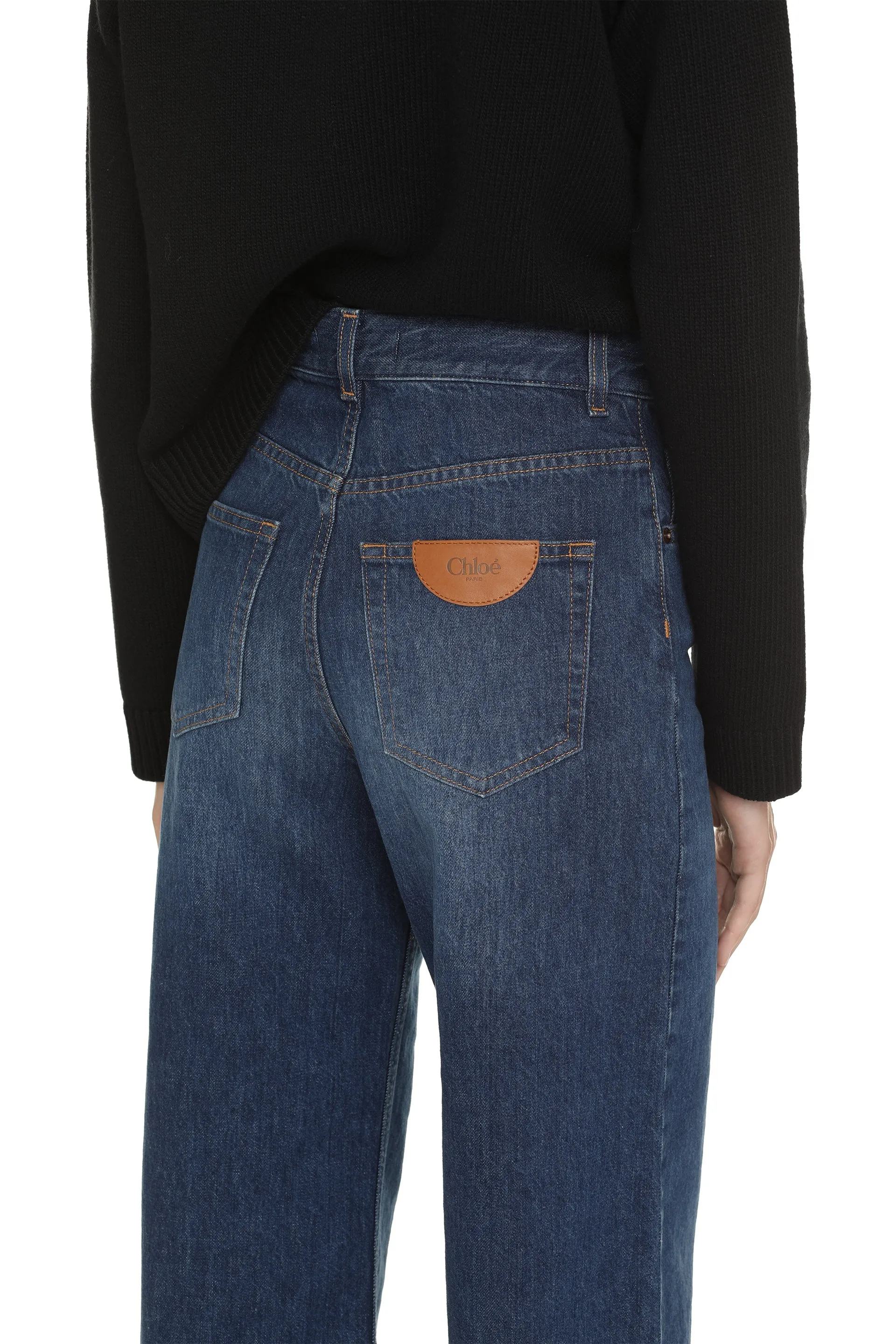 Cropped Wide-Leg Jeans sold by Lord & Taylor product image thumbnail 5