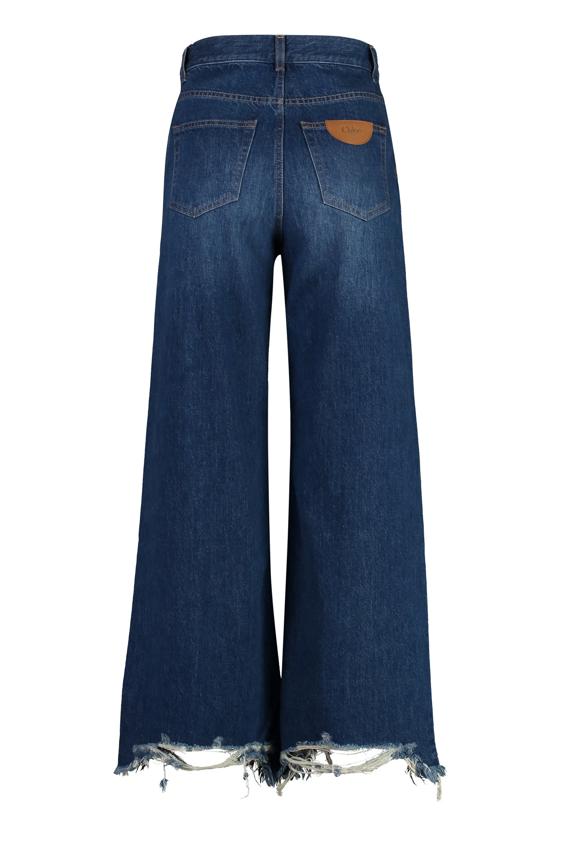 Cropped Wide-Leg Jeans sold by Lord & Taylor product image thumbnail 2