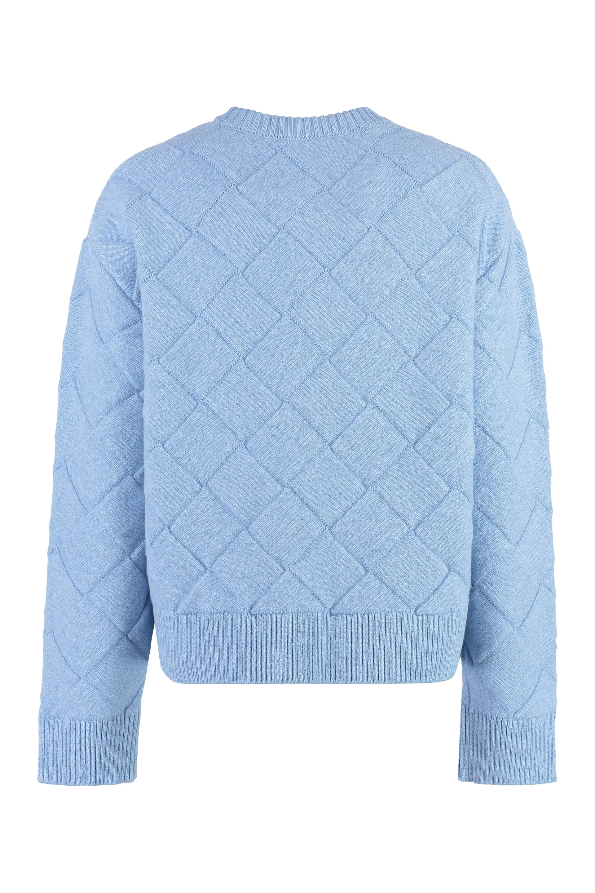 Light Blue Crew-Neck Wool Sweater sold by Lord & Taylor product image thumbnail 2