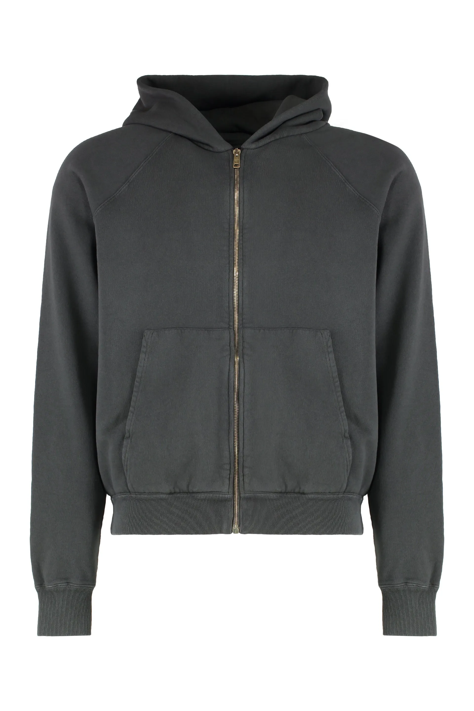 Gray Cotton Full-Zip Hoodie sold by Lord & Taylor