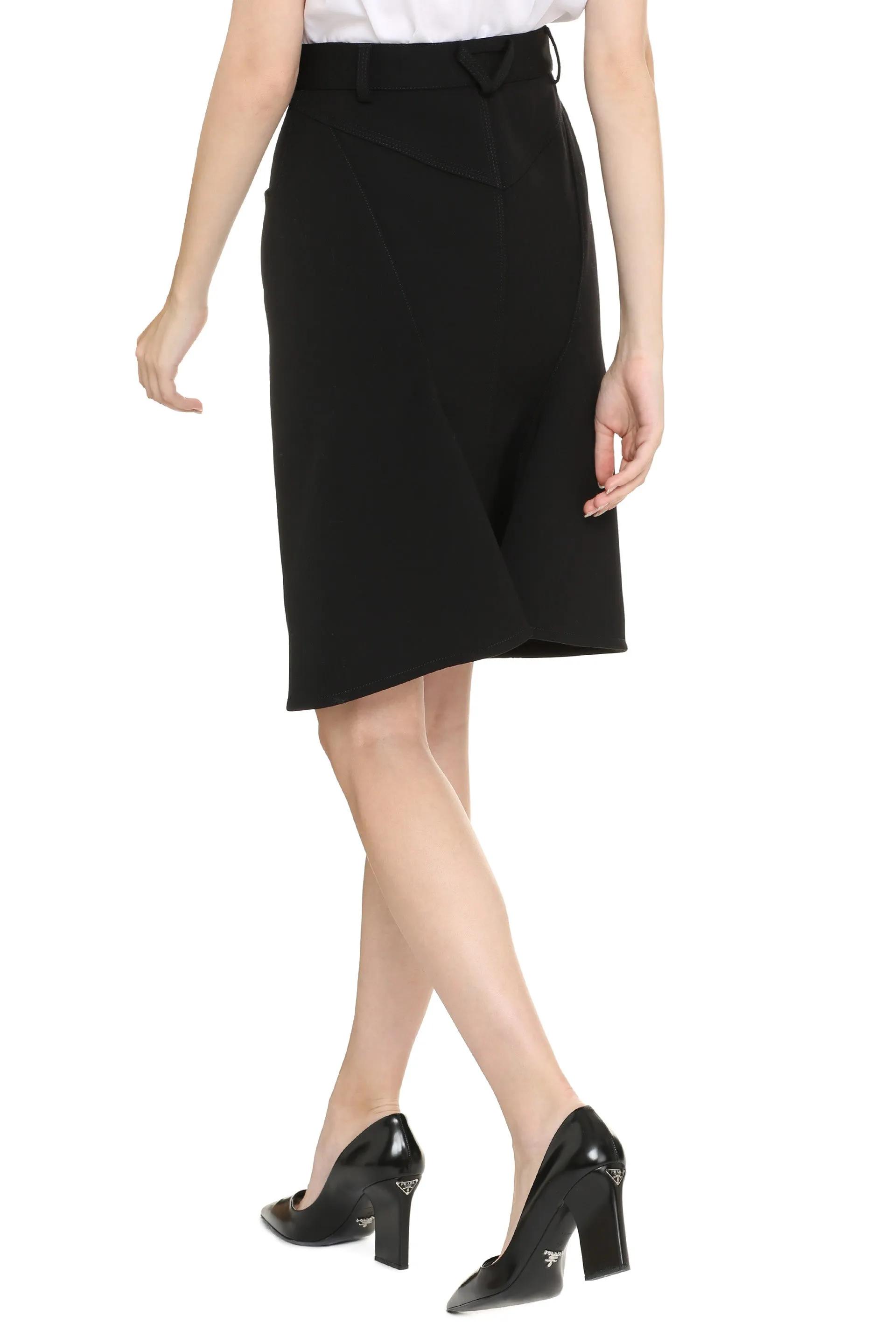 Stretch Wool Skirt sold by Lord & Taylor product image thumbnail 4