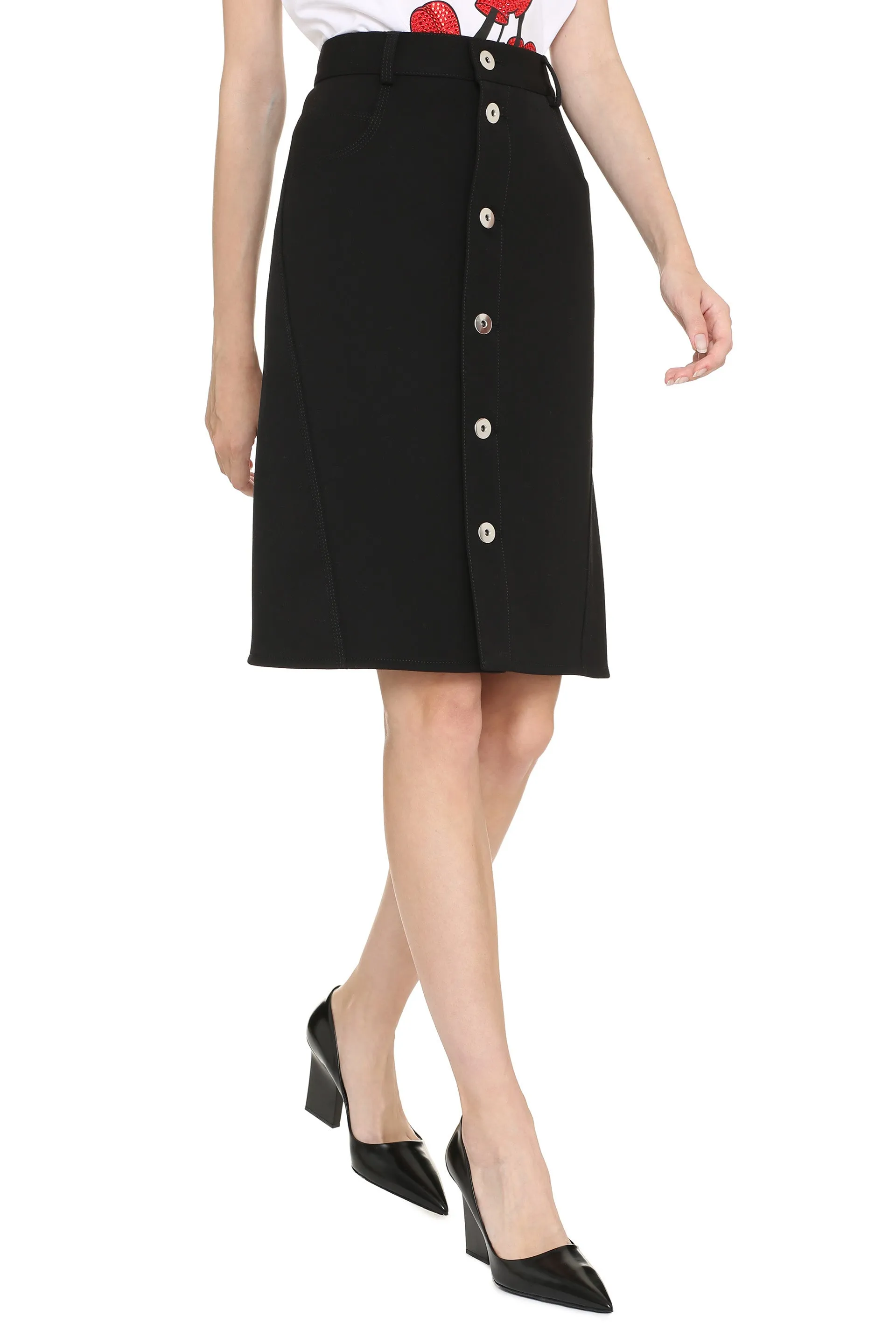 Stretch Wool Skirt sold by Lord & Taylor product image thumbnail 3