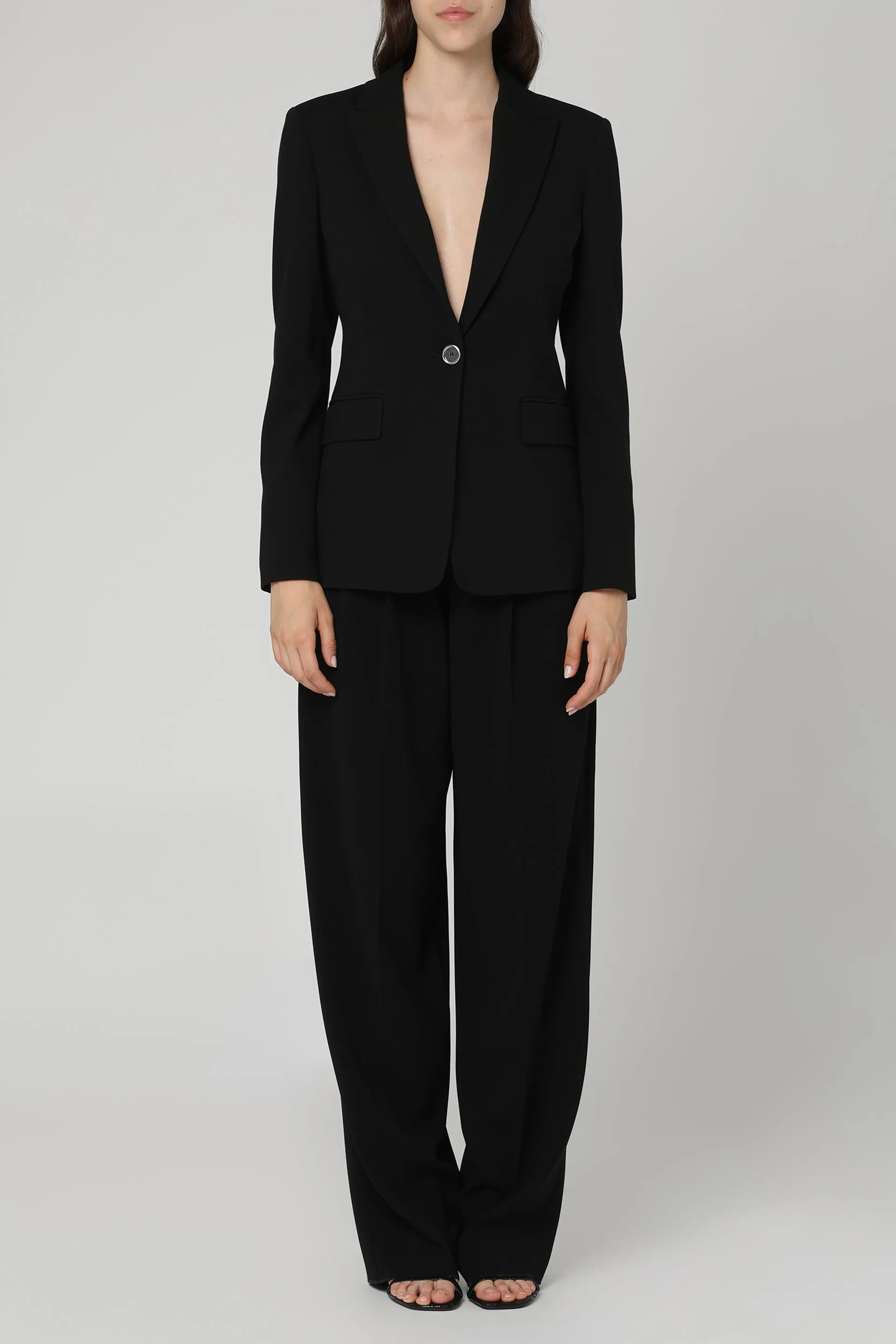 Signum Single-Breasted Viscose Blazer sold by Lord & Taylor product image thumbnail 3