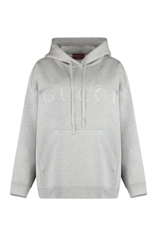 Embossed Logo Knitted Hoodie sold by Lord & Taylor