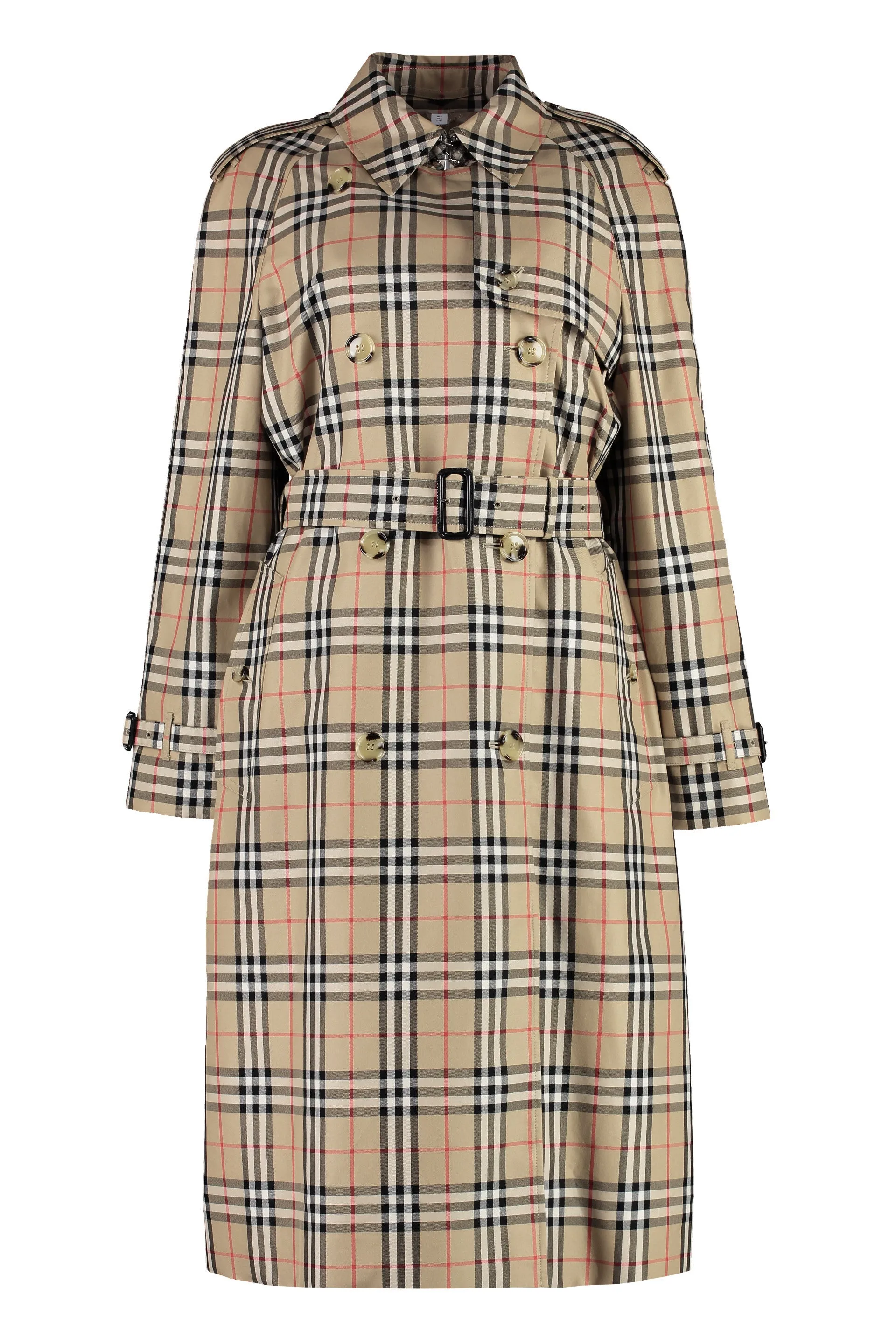 Gabardine Check Trench Coat sold by Lord & Taylor